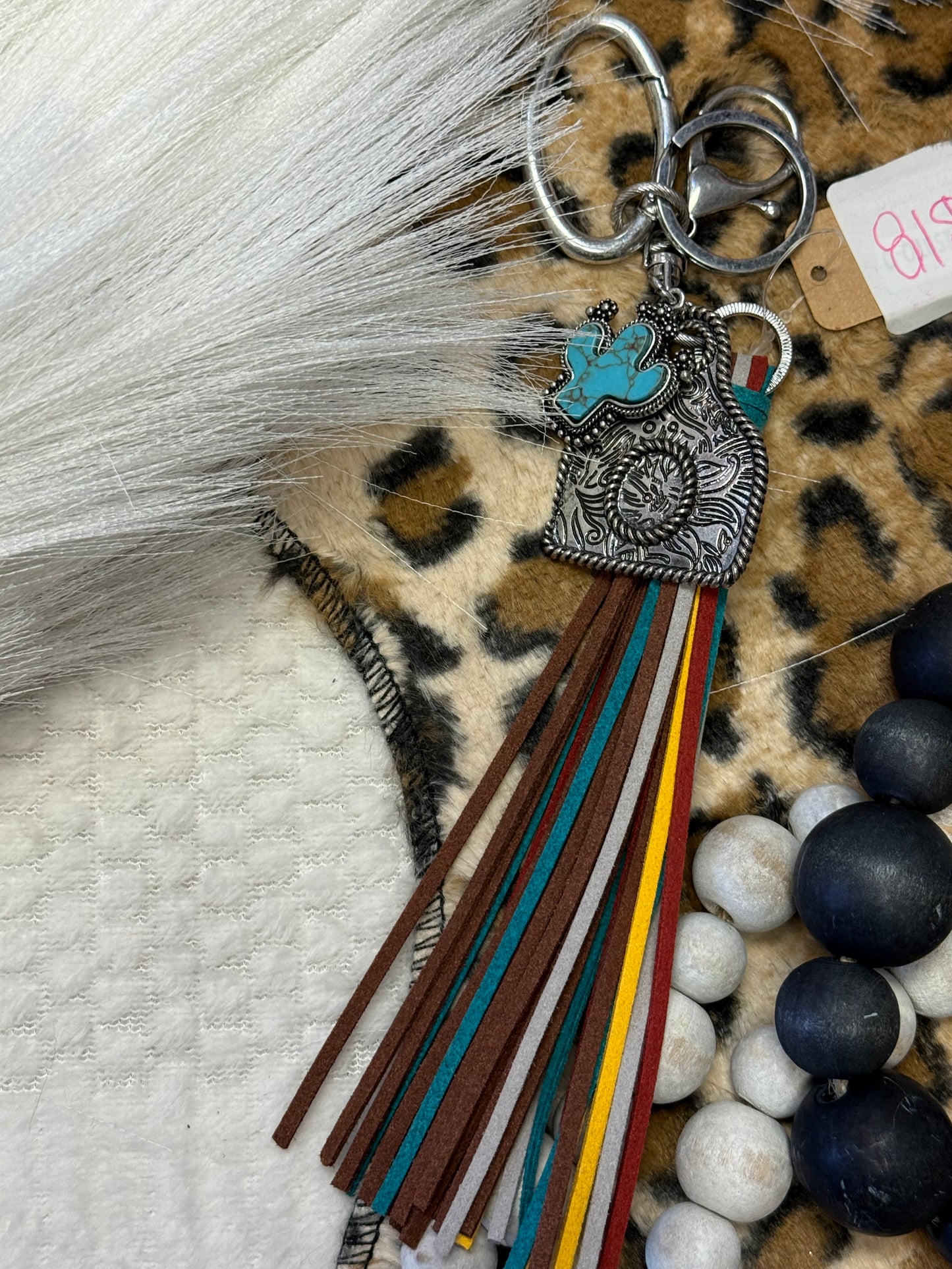 Desert Charm Initial “O” Keychain
