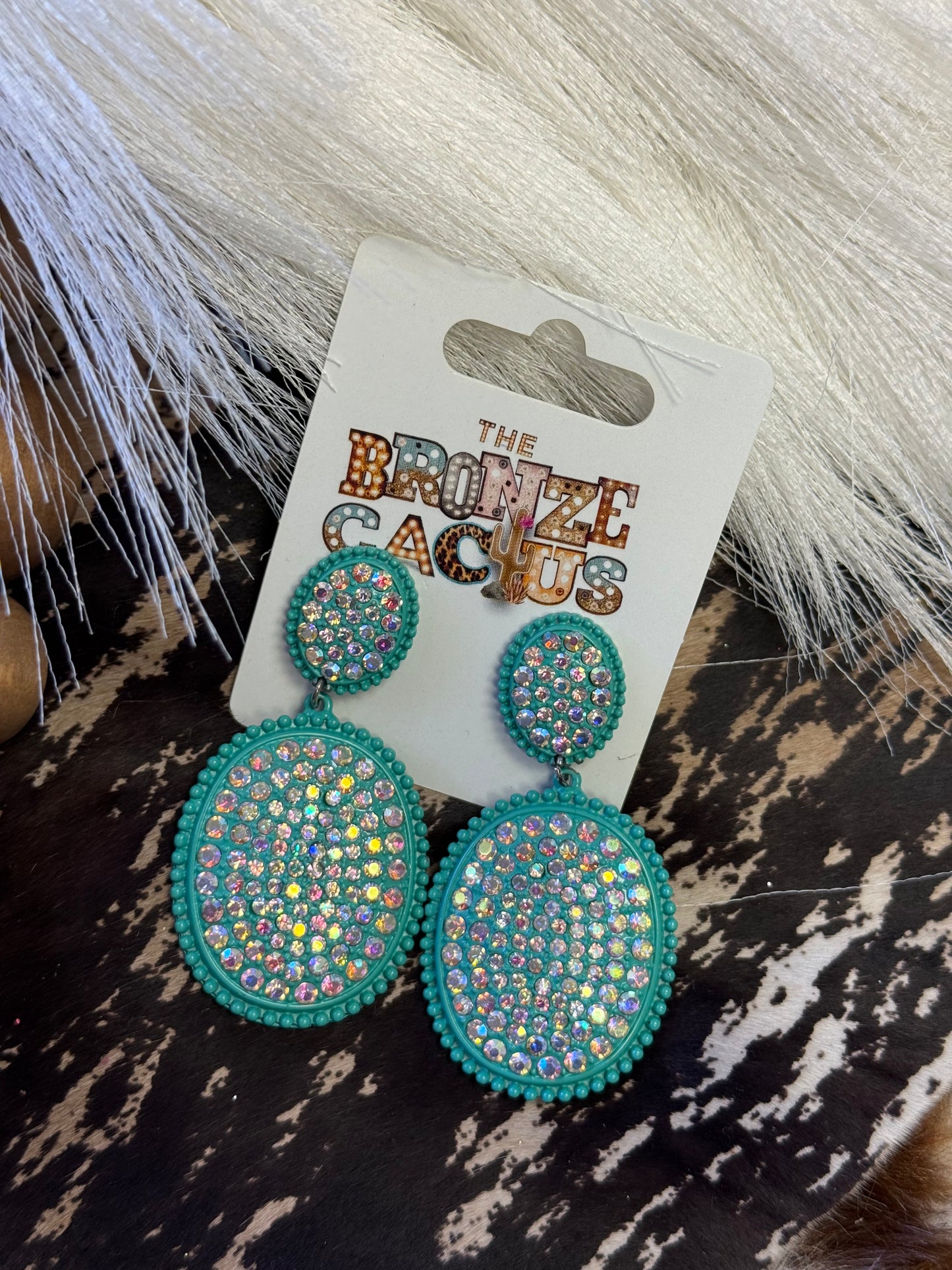 Minty Spark Earrings