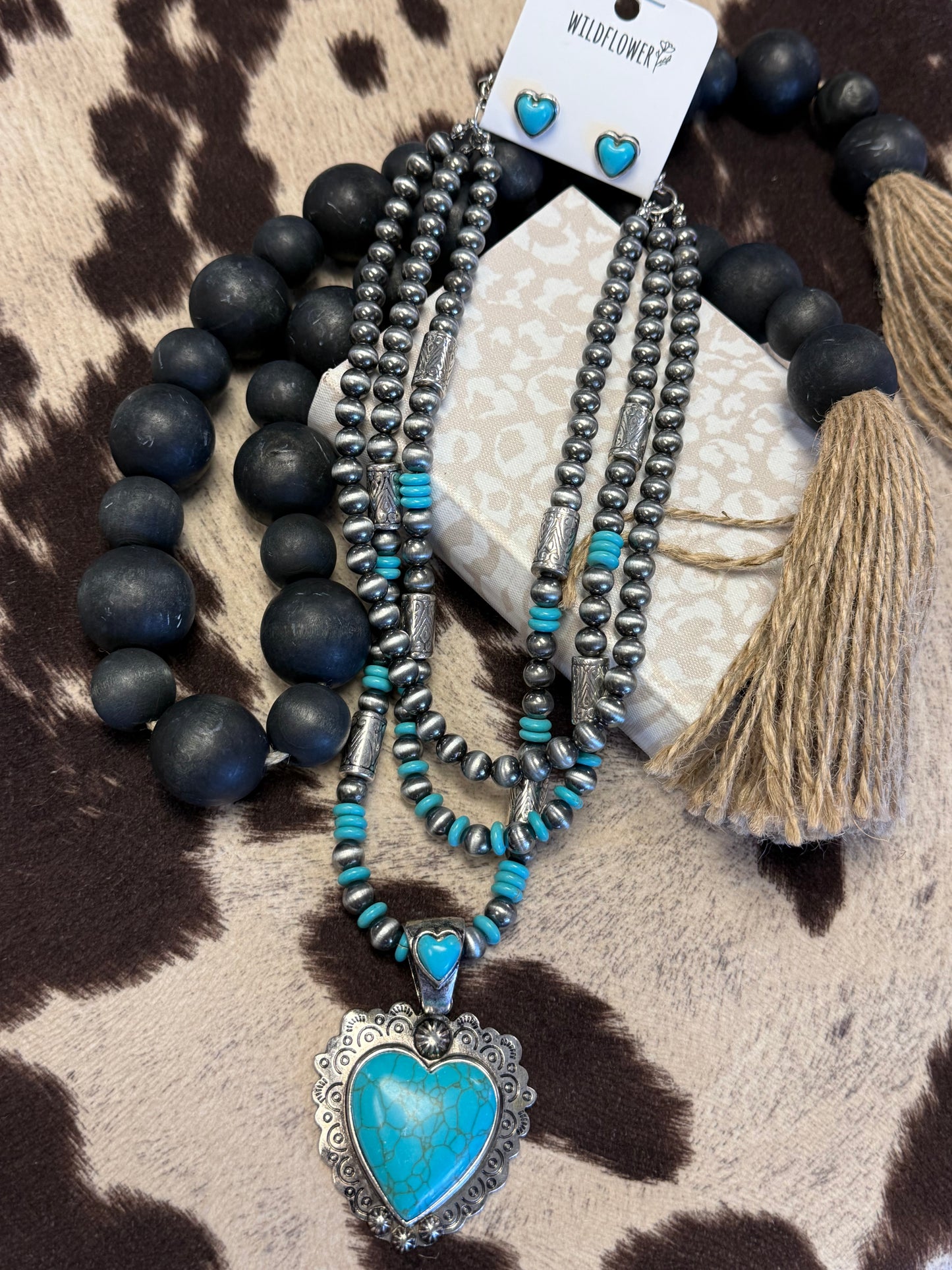Turquoise Heart & Soul Necklace