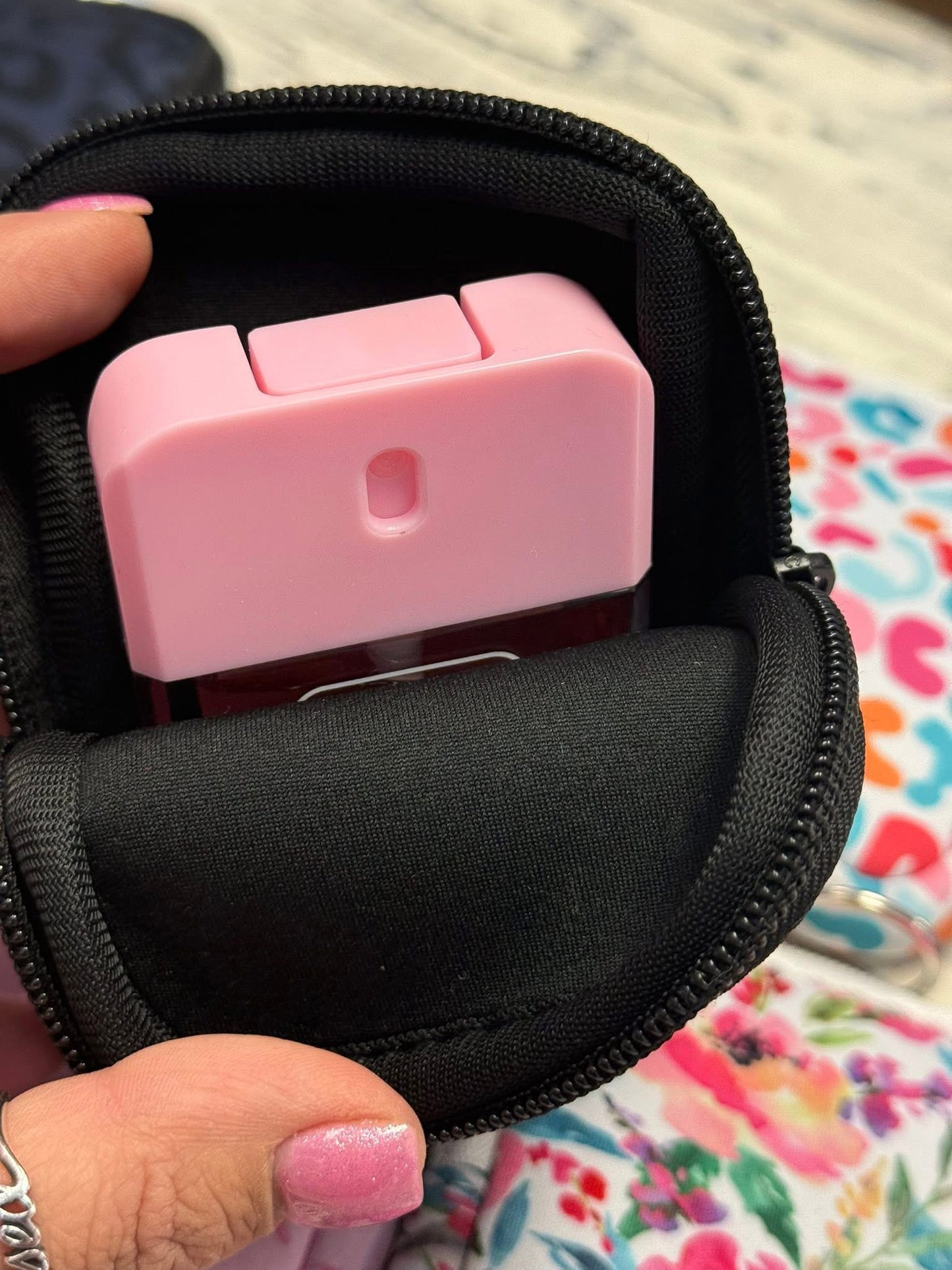 Bloom & Go Sanitizer Keychain