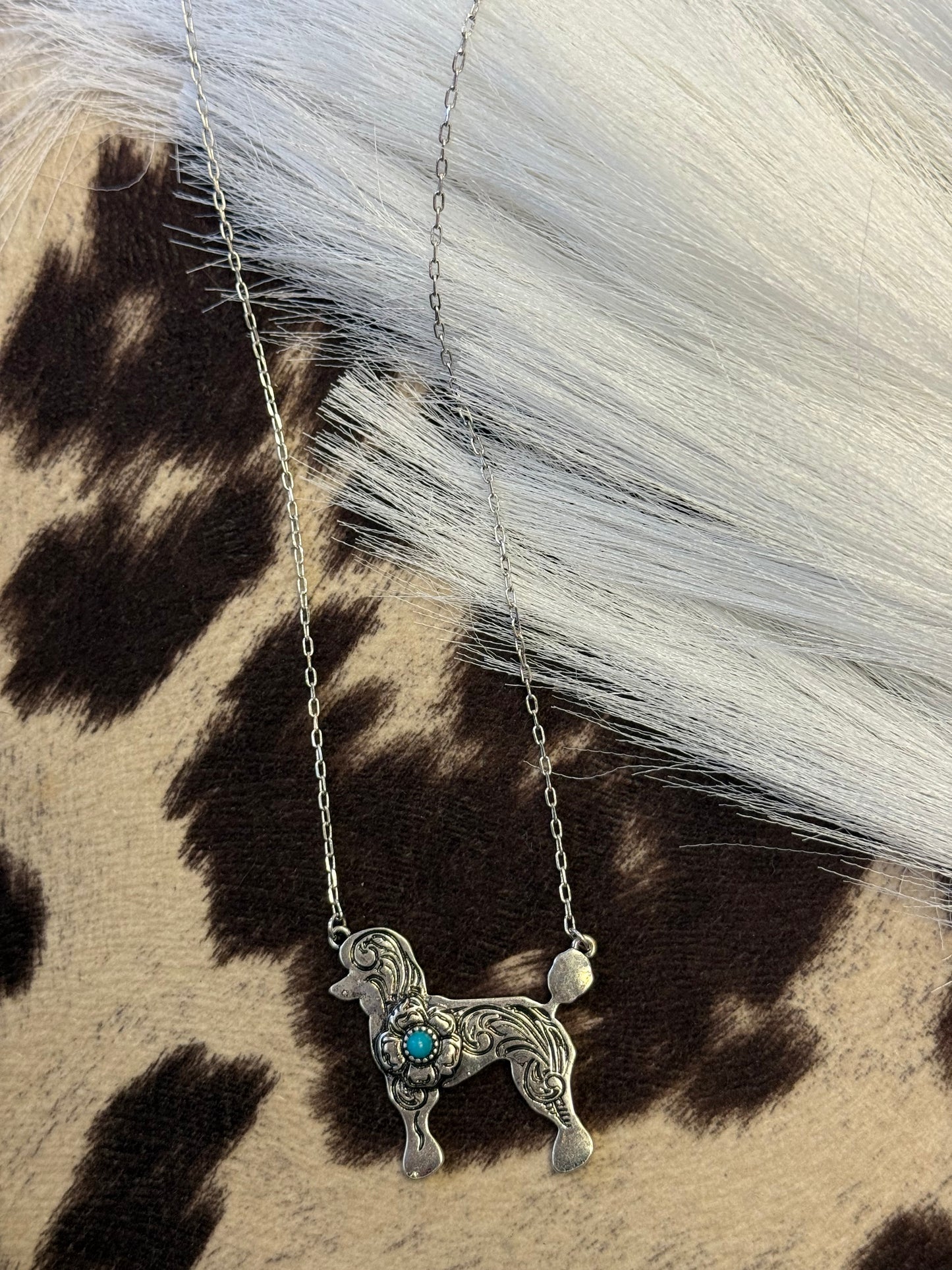 Posh Poodle Necklace