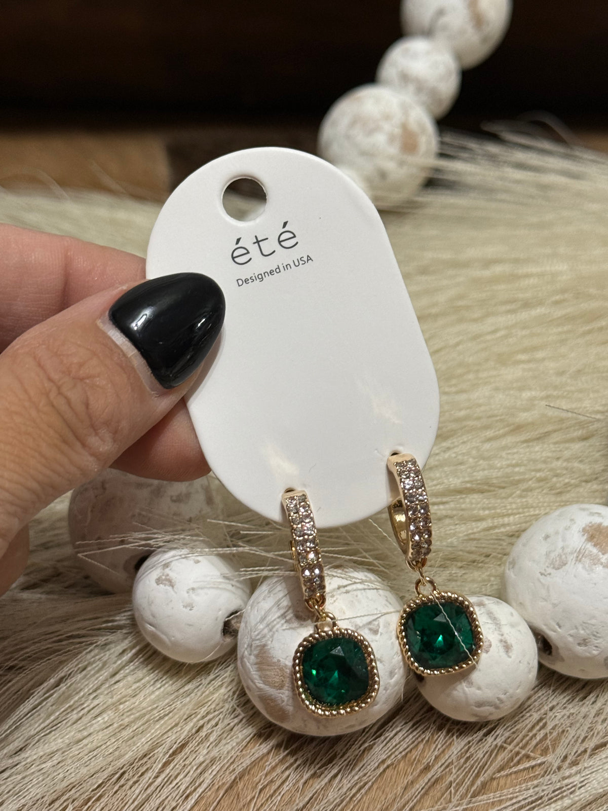 Emerald Luxe Earrings