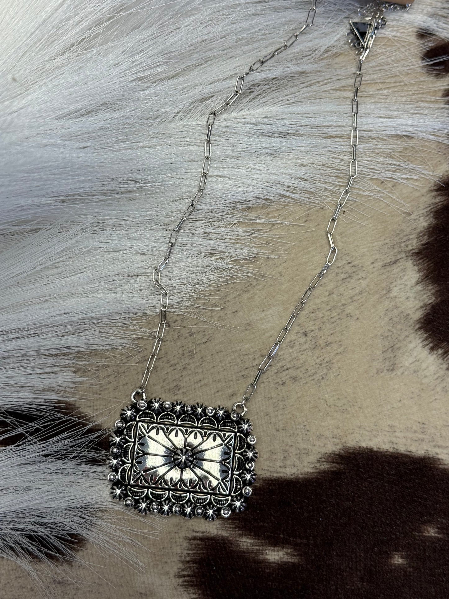 Desert Star Concho Necklace