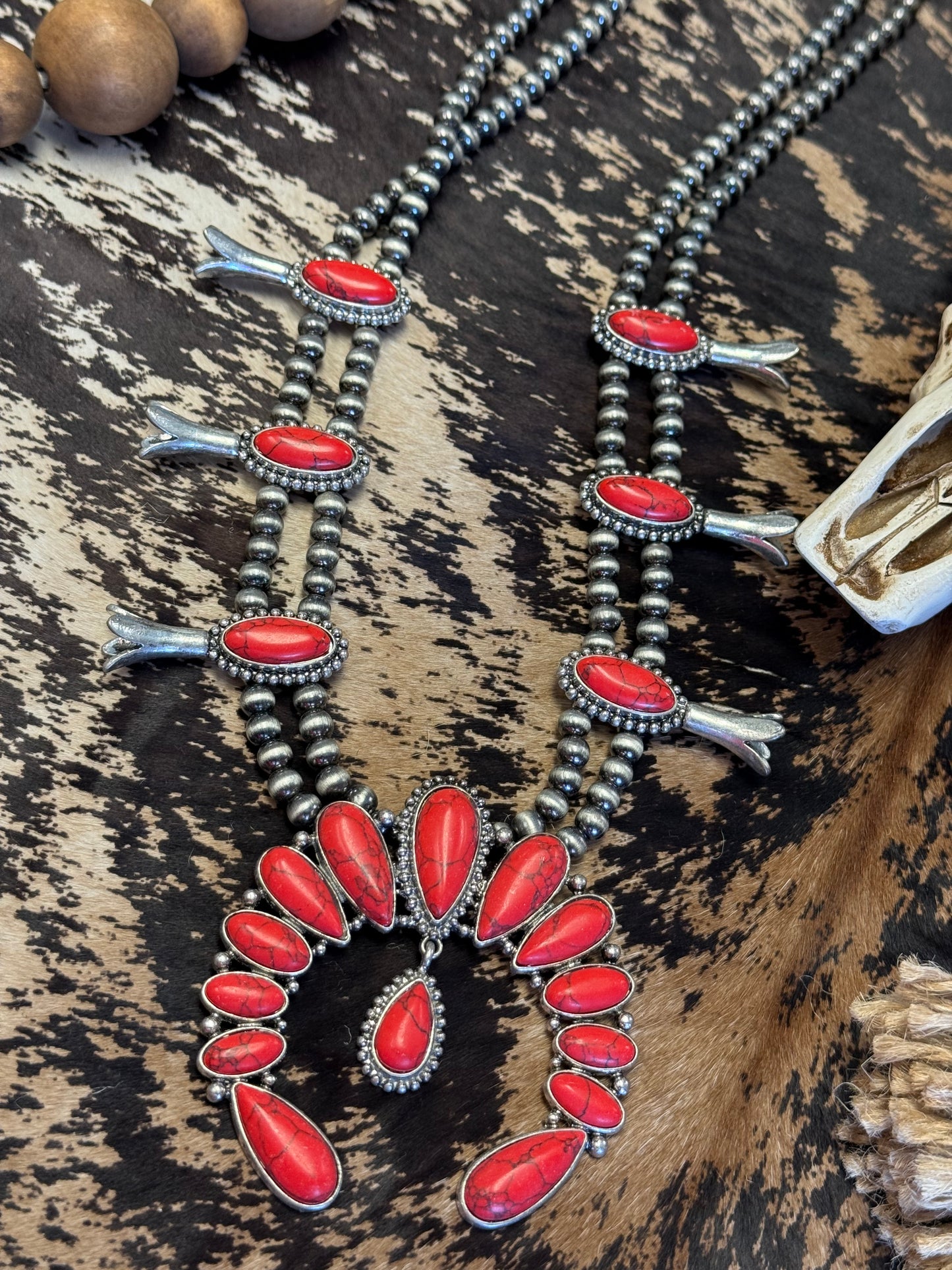 Red Rock Blossom Necklace