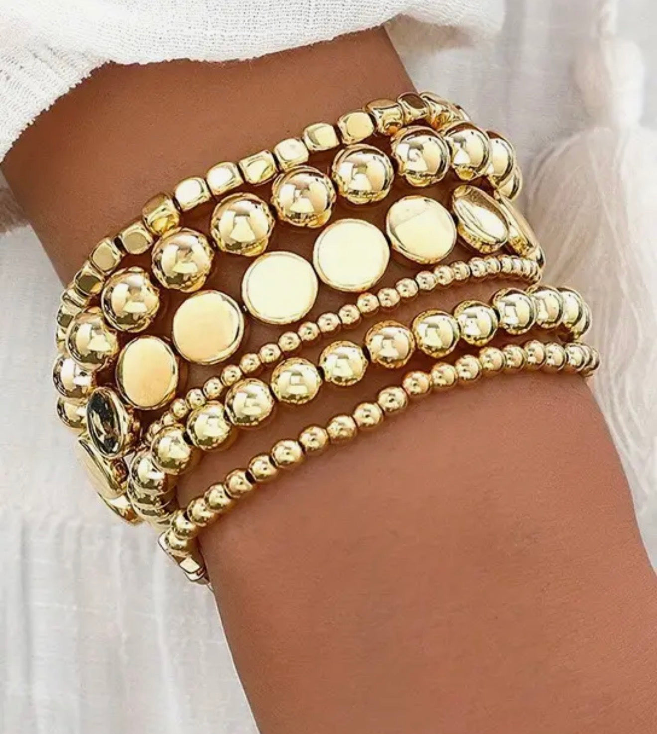 Golden Hour Luxe Bracelet Stack
