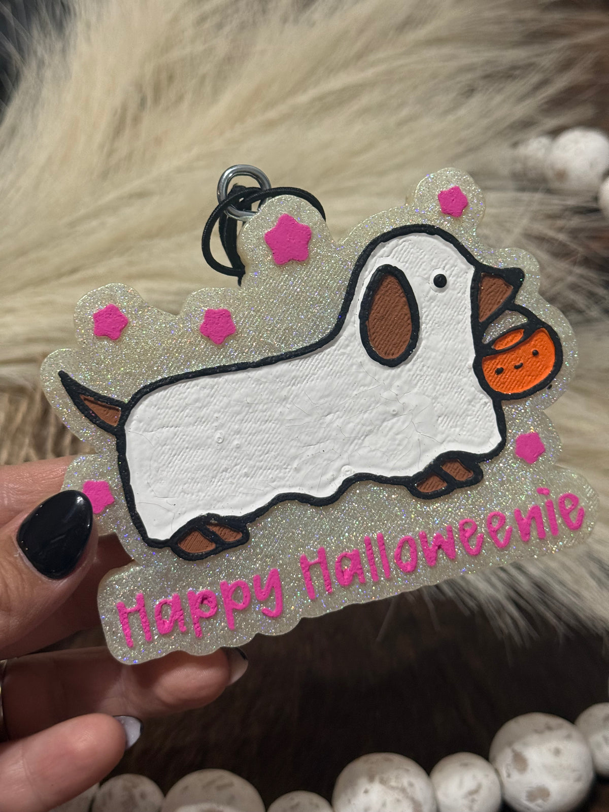White Halloweenie Freshie