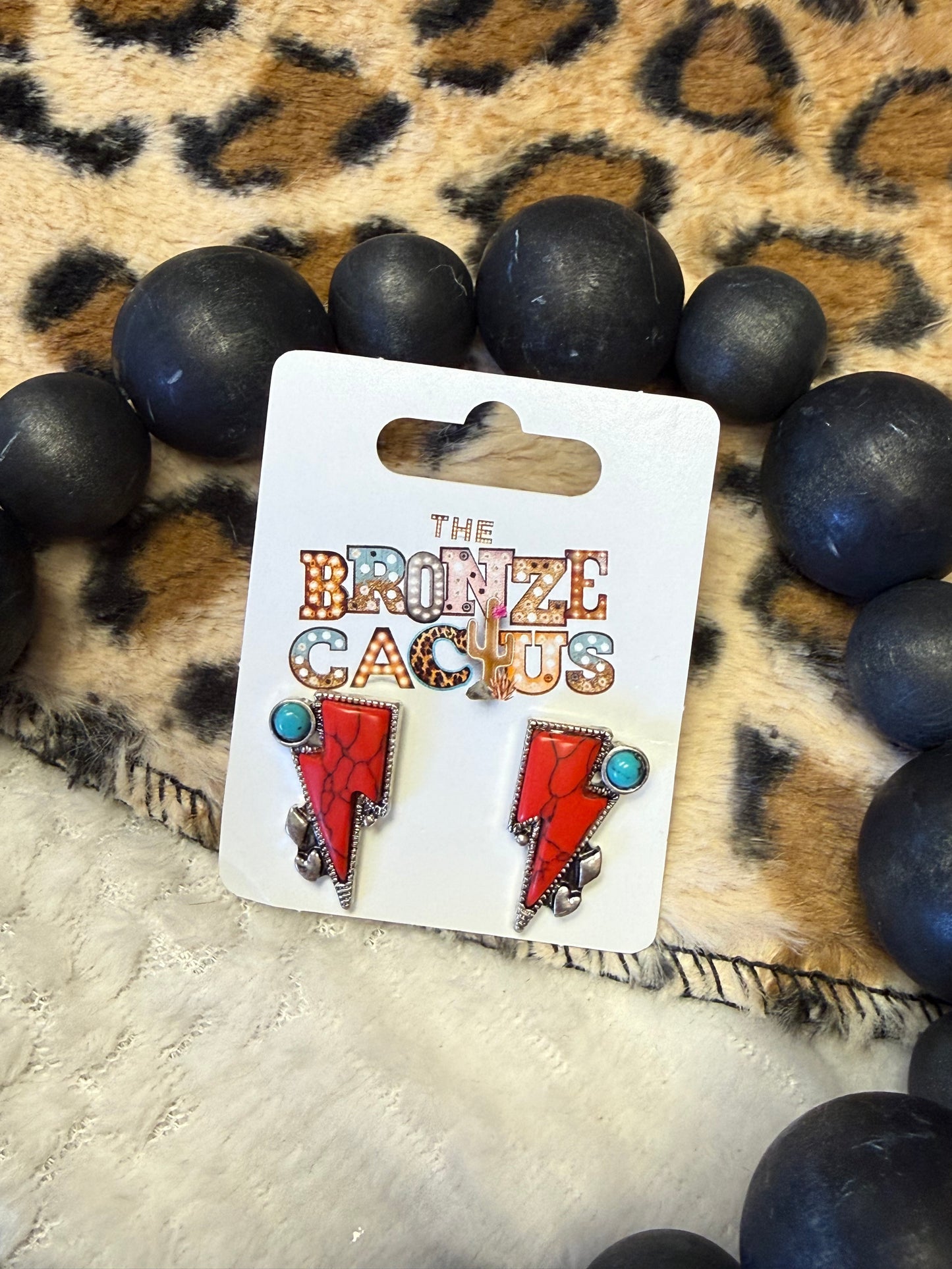 Red Strike Earrings