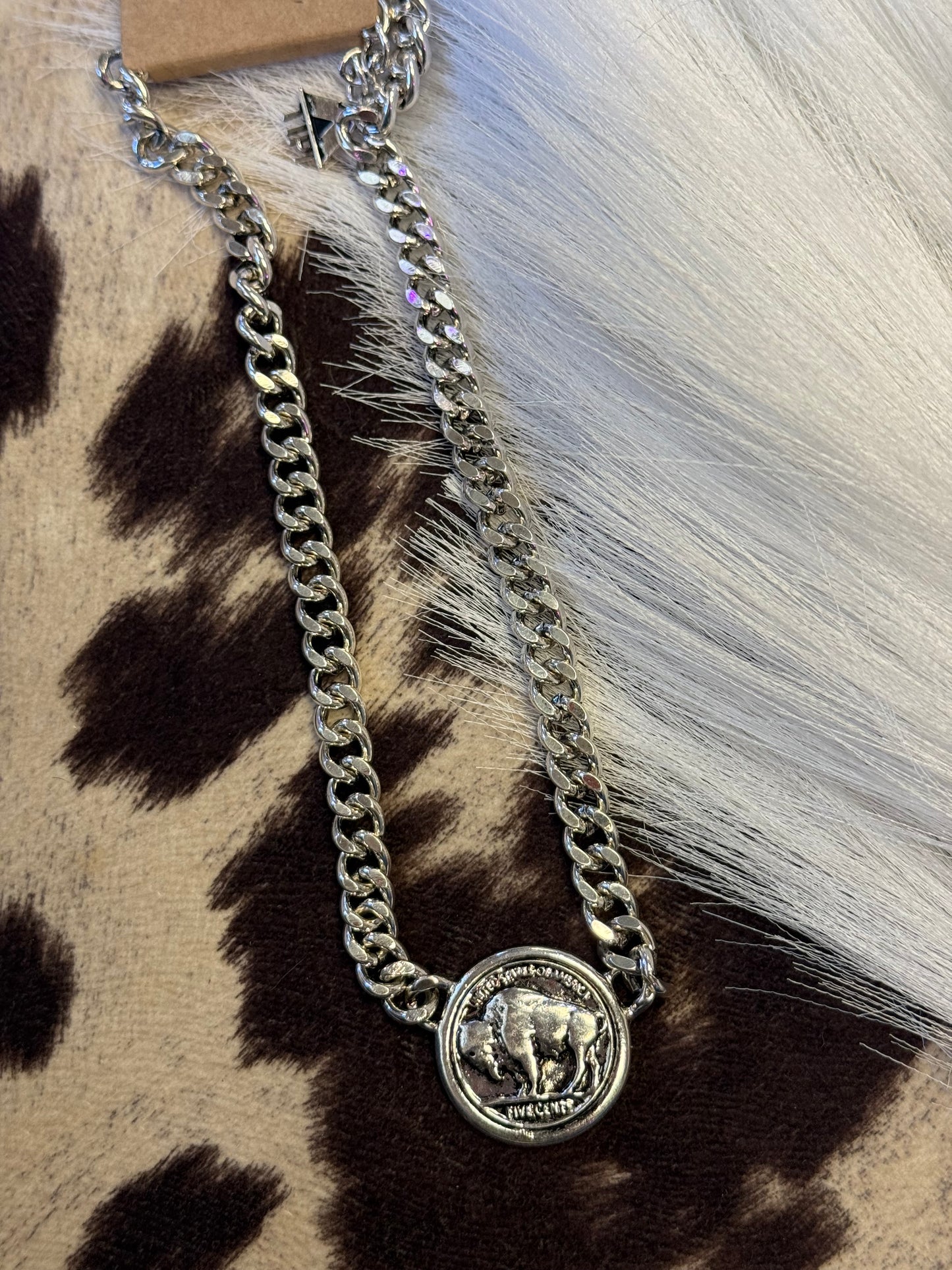 Buffalo Trail Chain Necklace