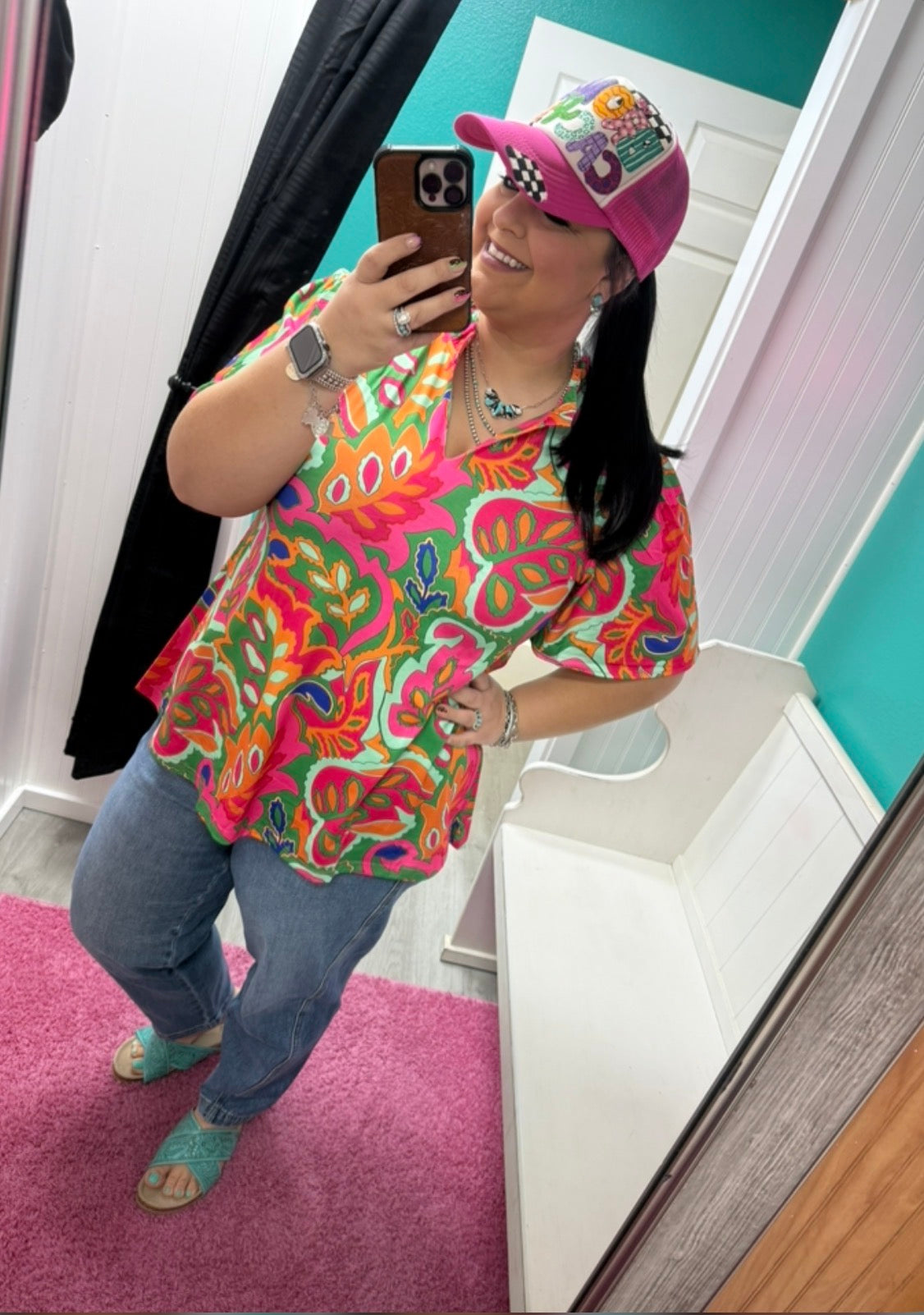 Blooming in Color Blouse