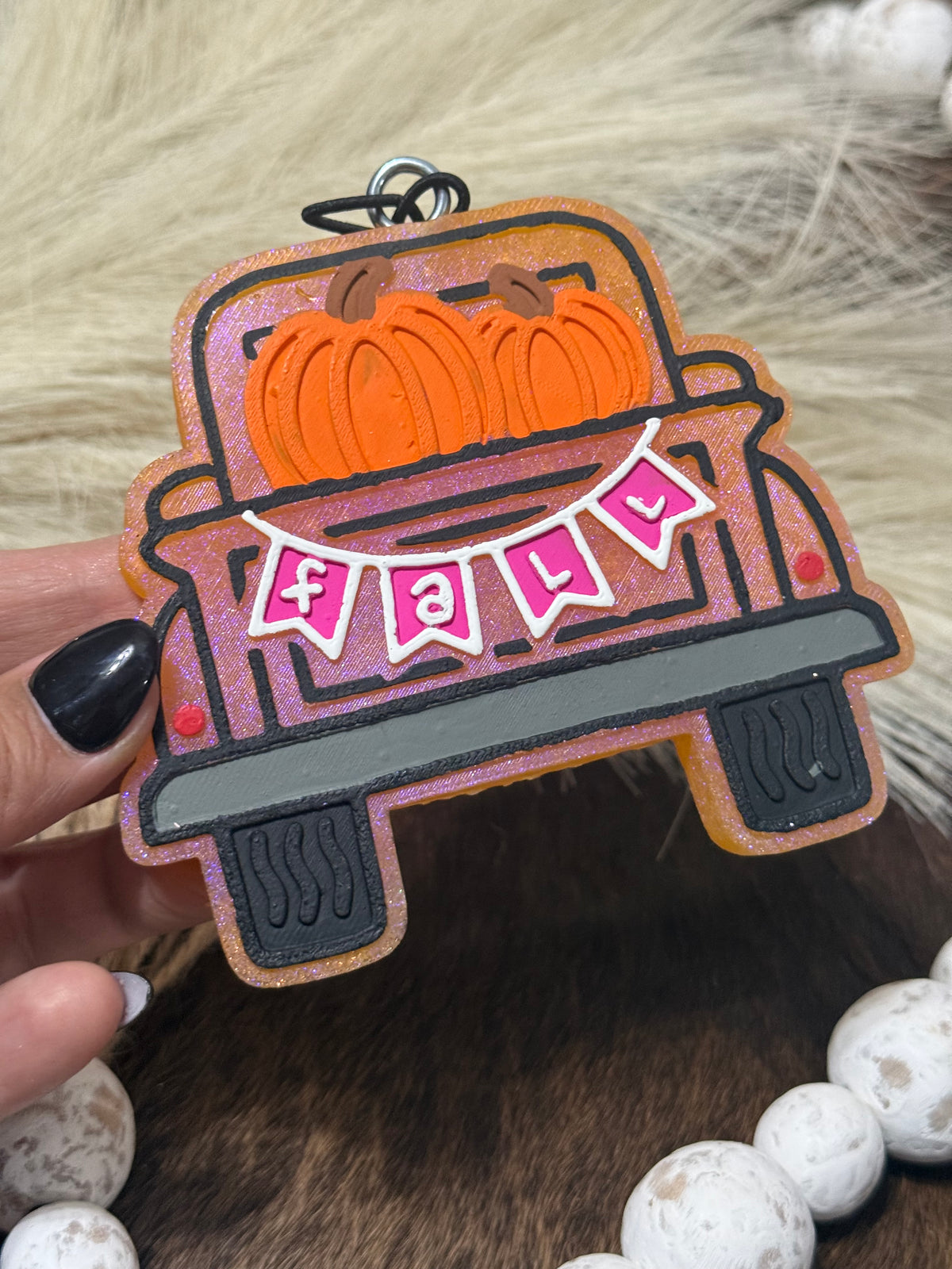 Fall Truck Pink/Orange