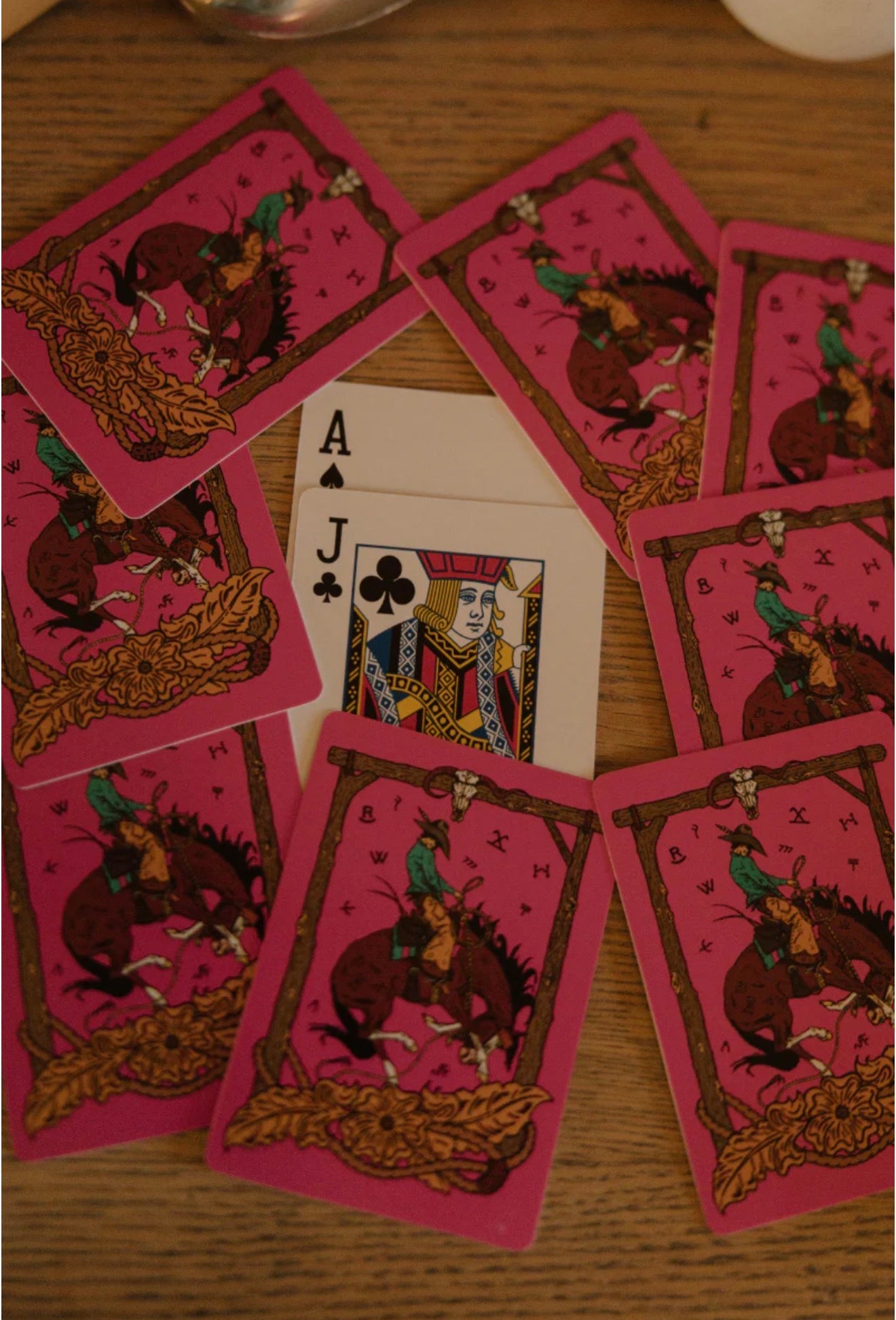 Pink Rodeo Playing Cards