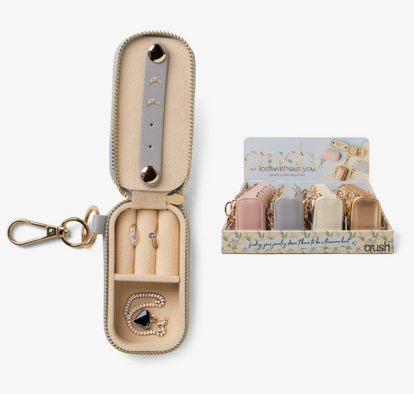On the Go Jewelry Keychain