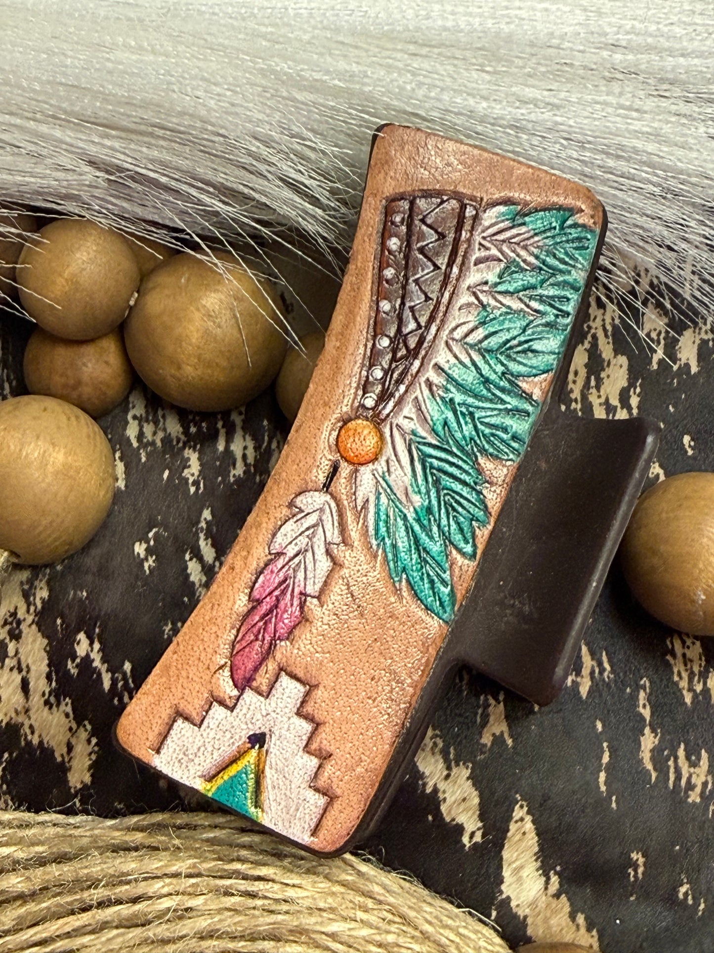 Indian Aztec Claw Clip
