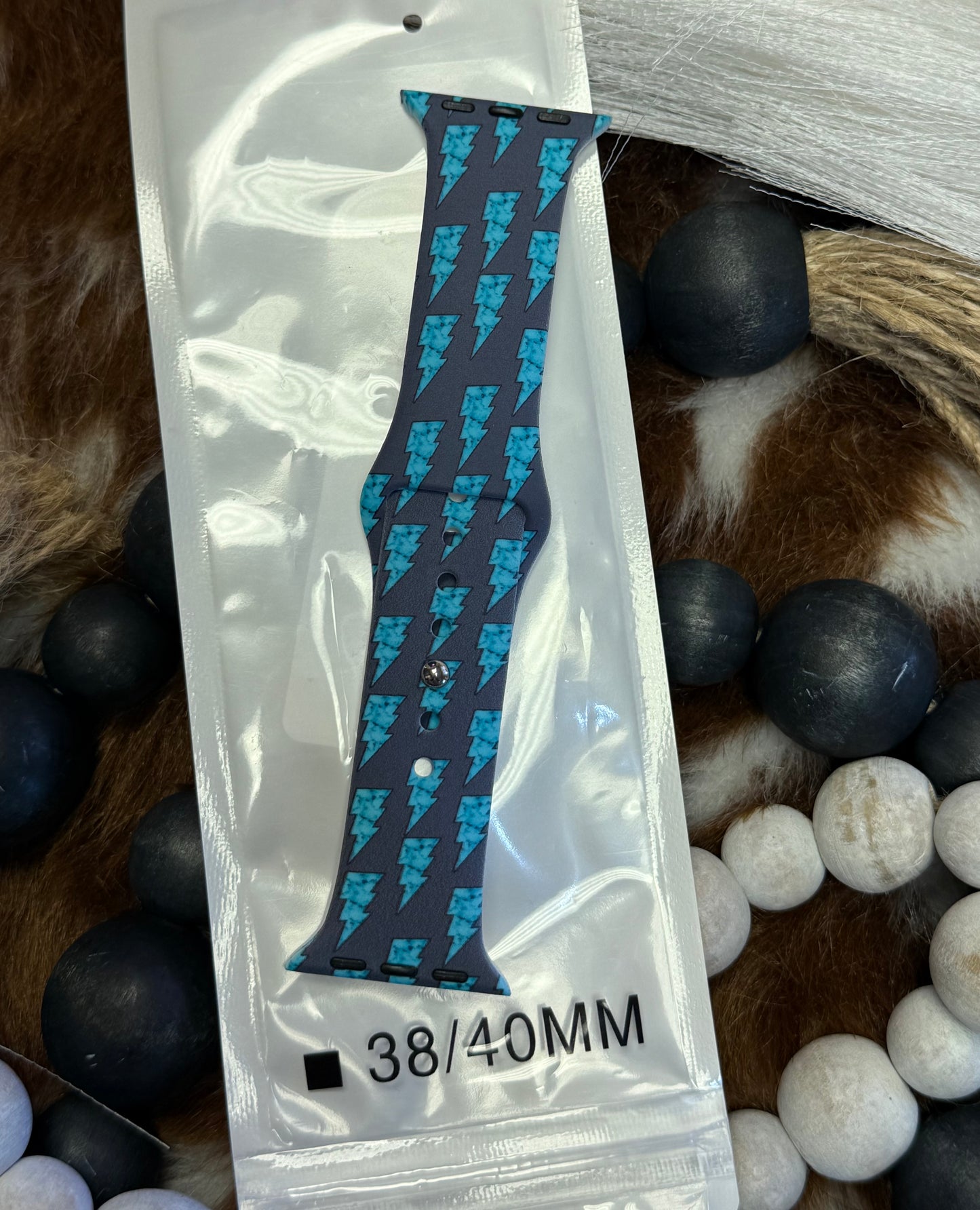 Bolt of Blue Watch Band 38/40
