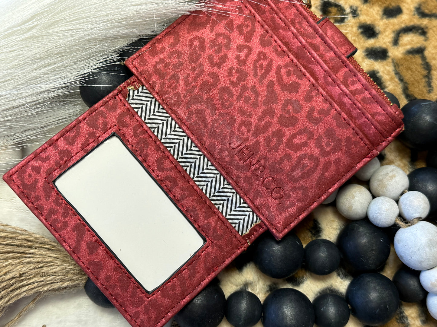 Crimson Wild Card Wallet