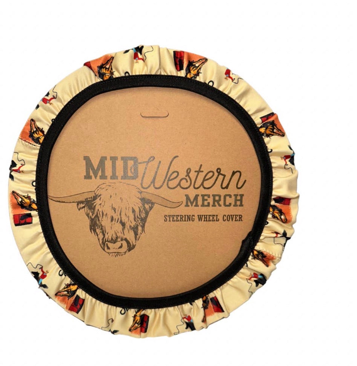 Rodeo Spirit Steering Wheel Cover