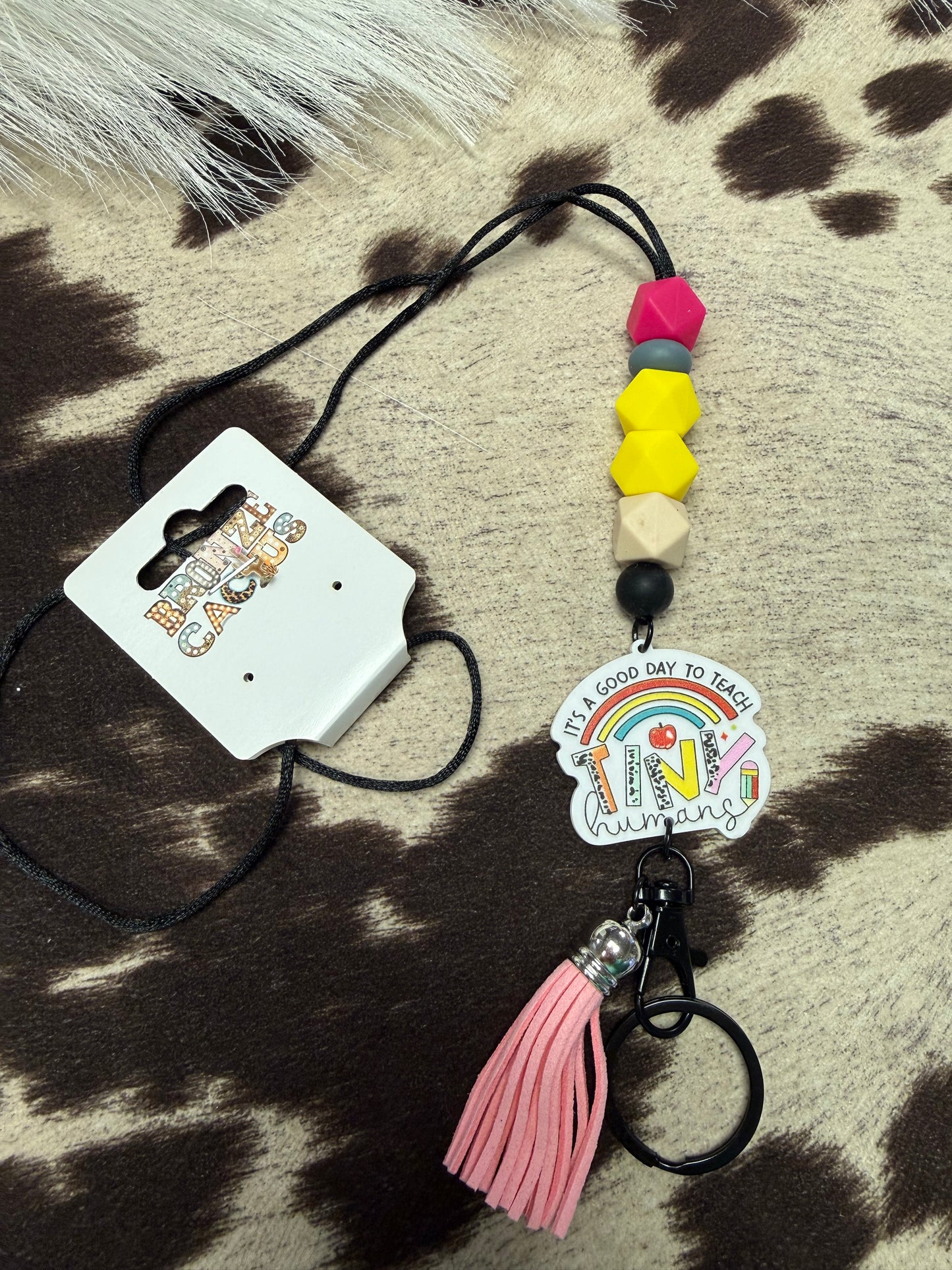 Teach Tiny Humans Lanyard