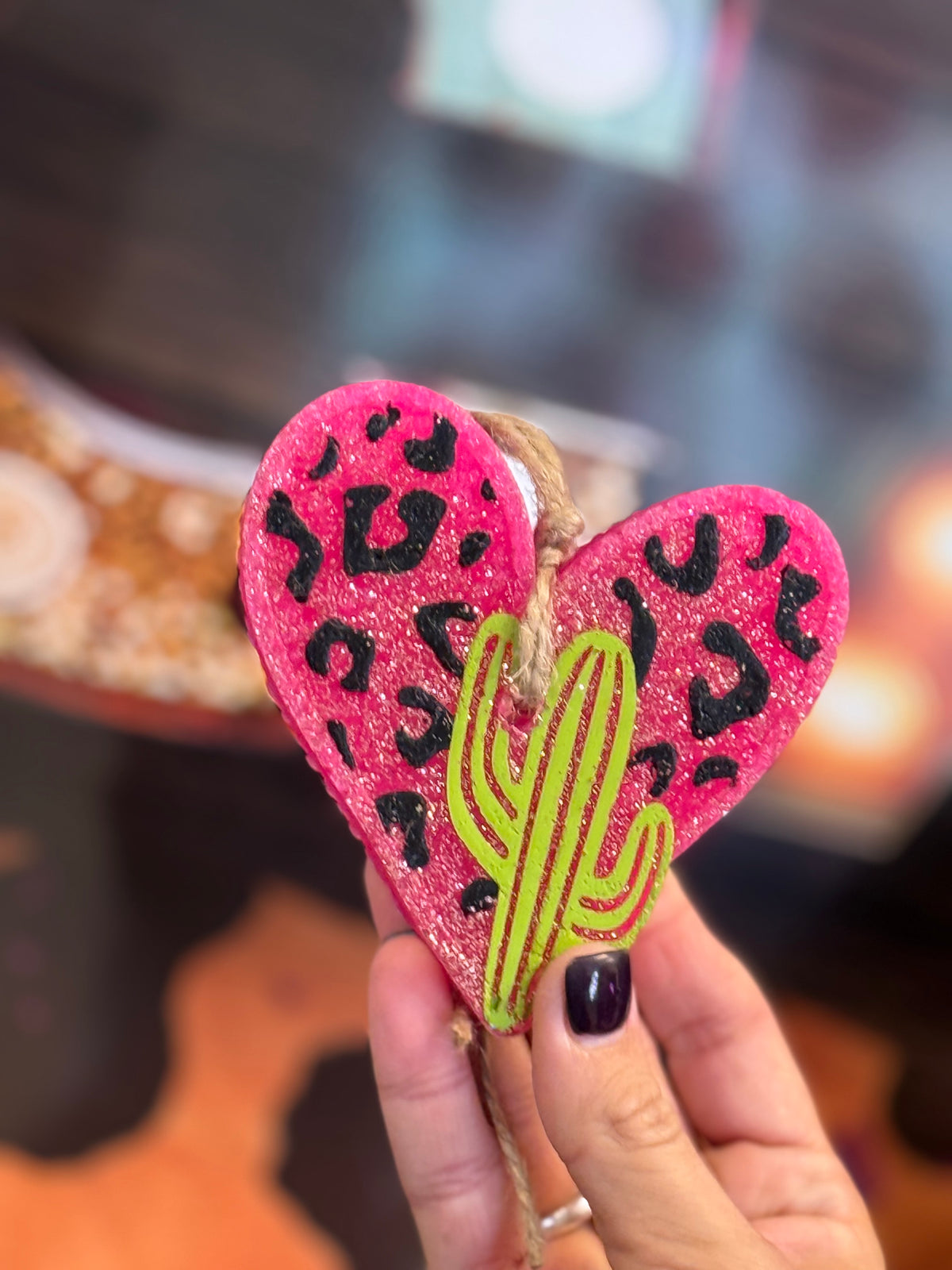 Leopard Heart Freshie