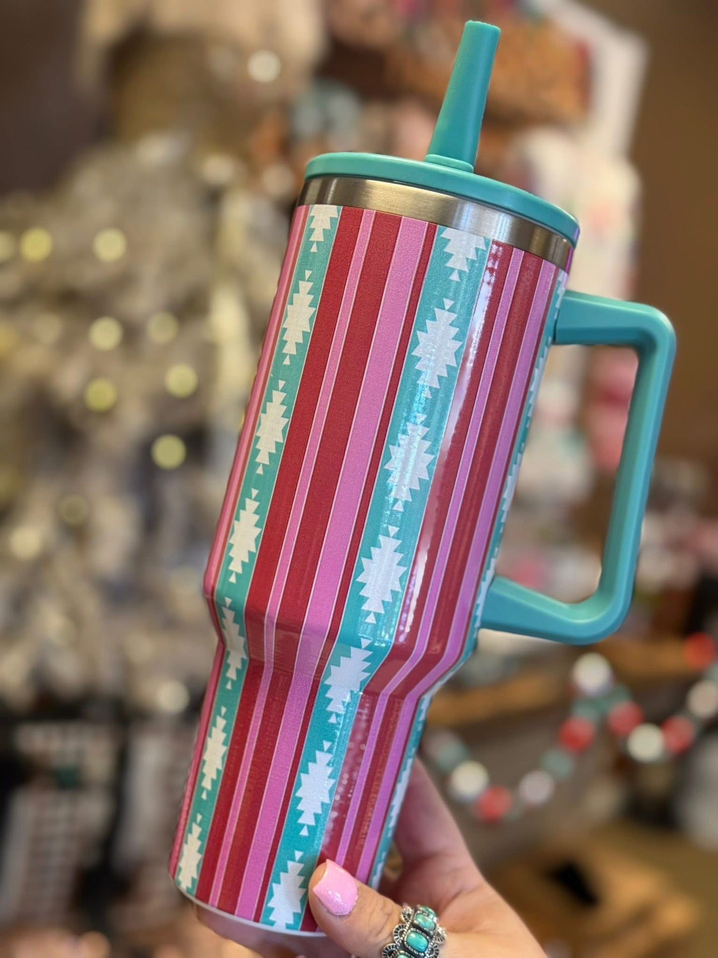 Cotton Candy Crush 40oz Tumbler