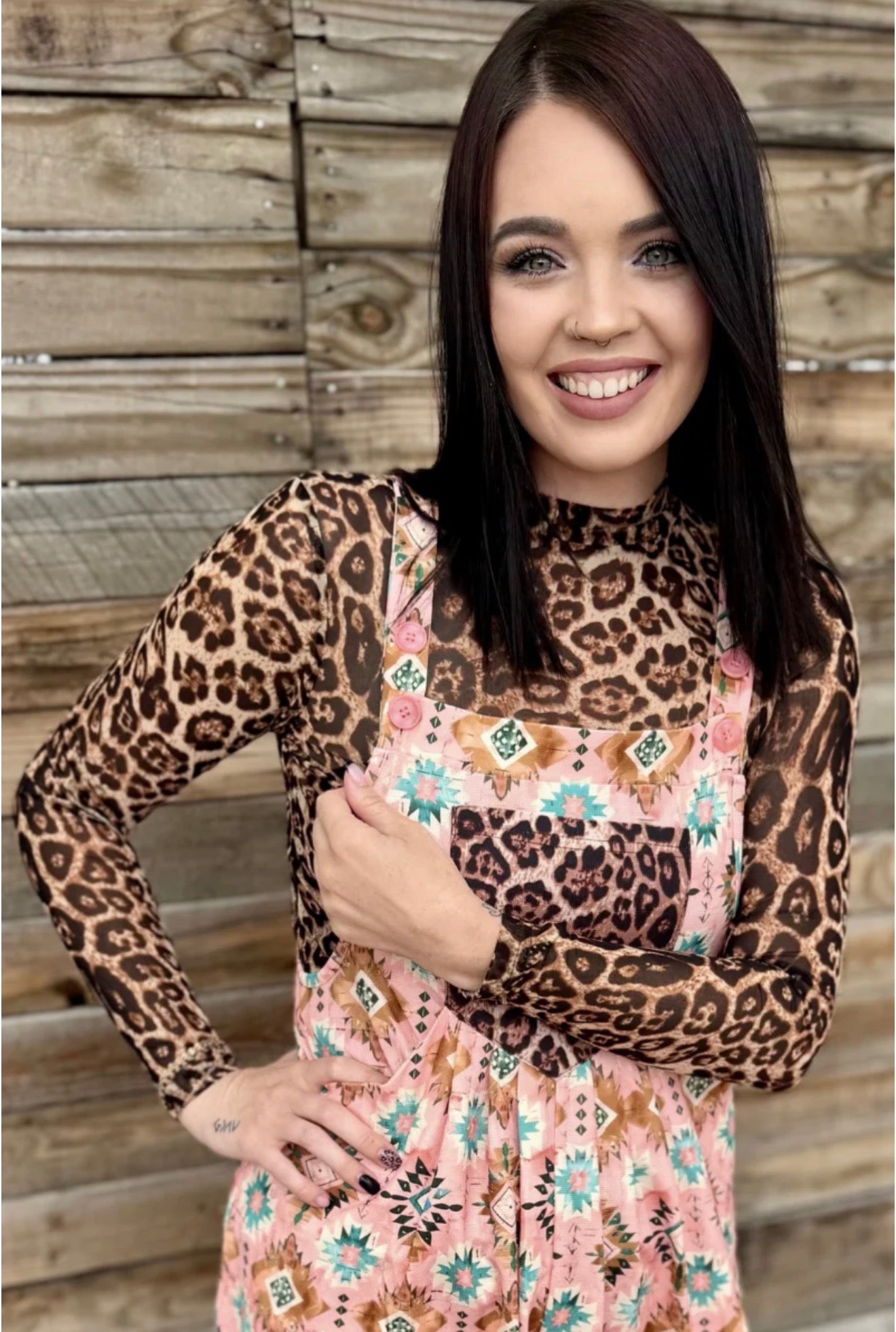 Wild Side Mesh Top