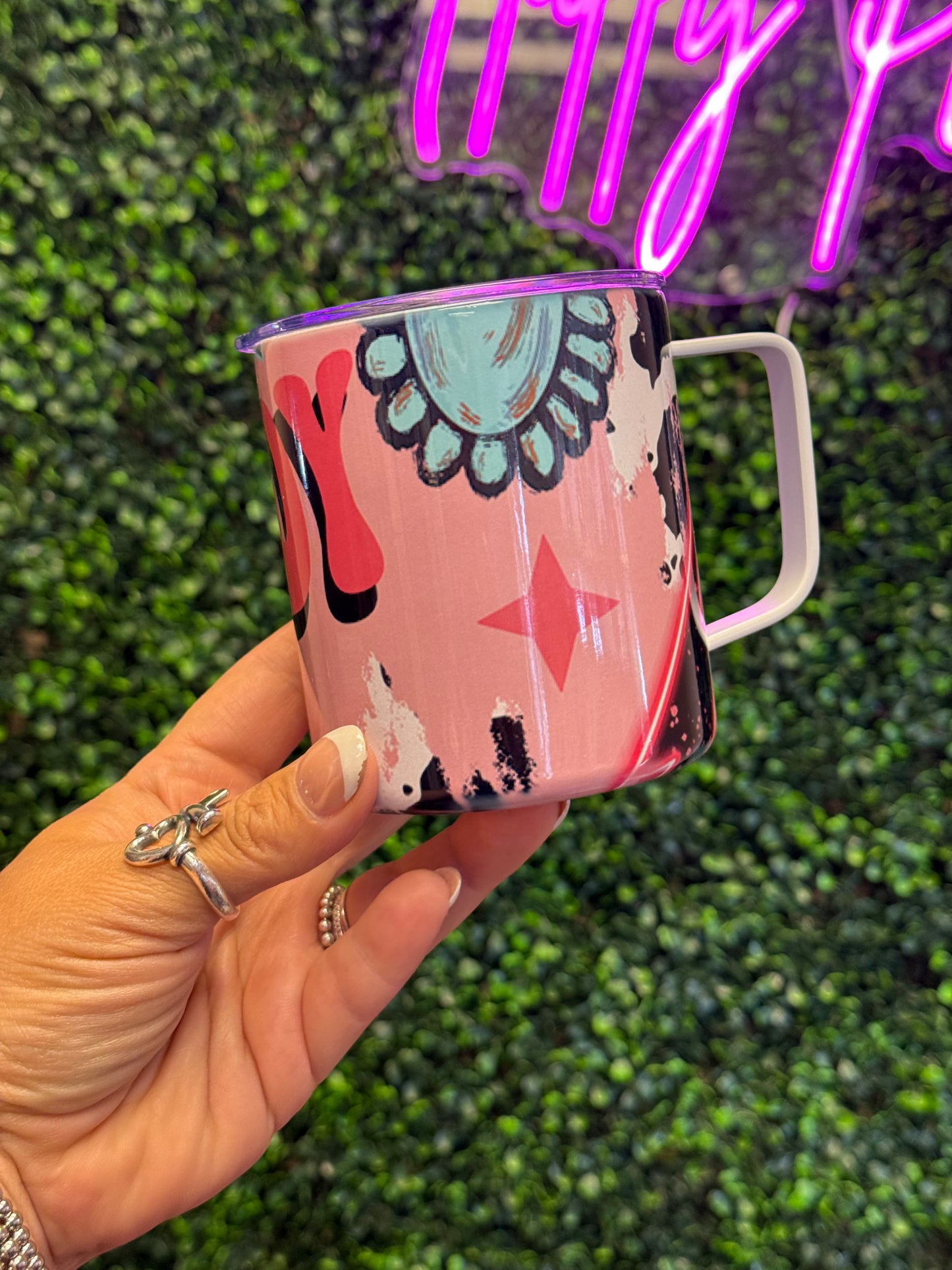 Pink Howdy Cowgirl Mug