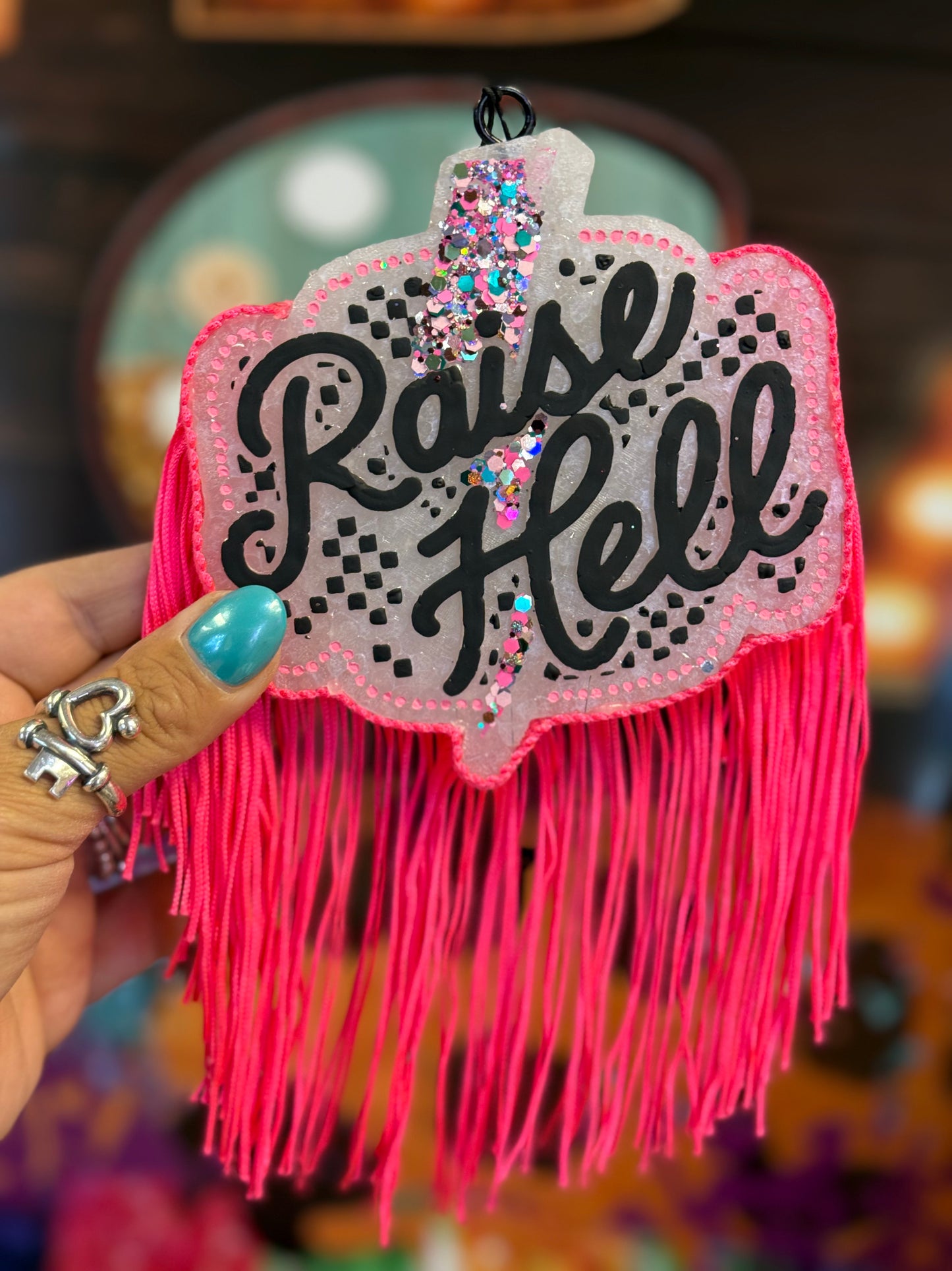 Pink Raise Hell Freshie
