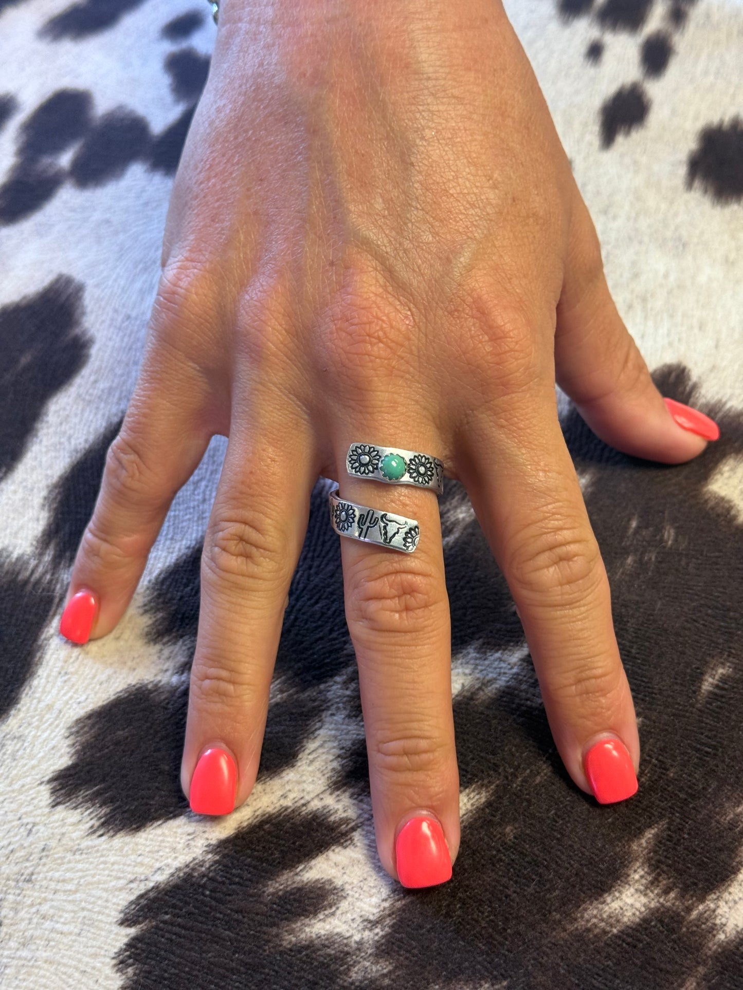 Desert Bloom Stamp Ring