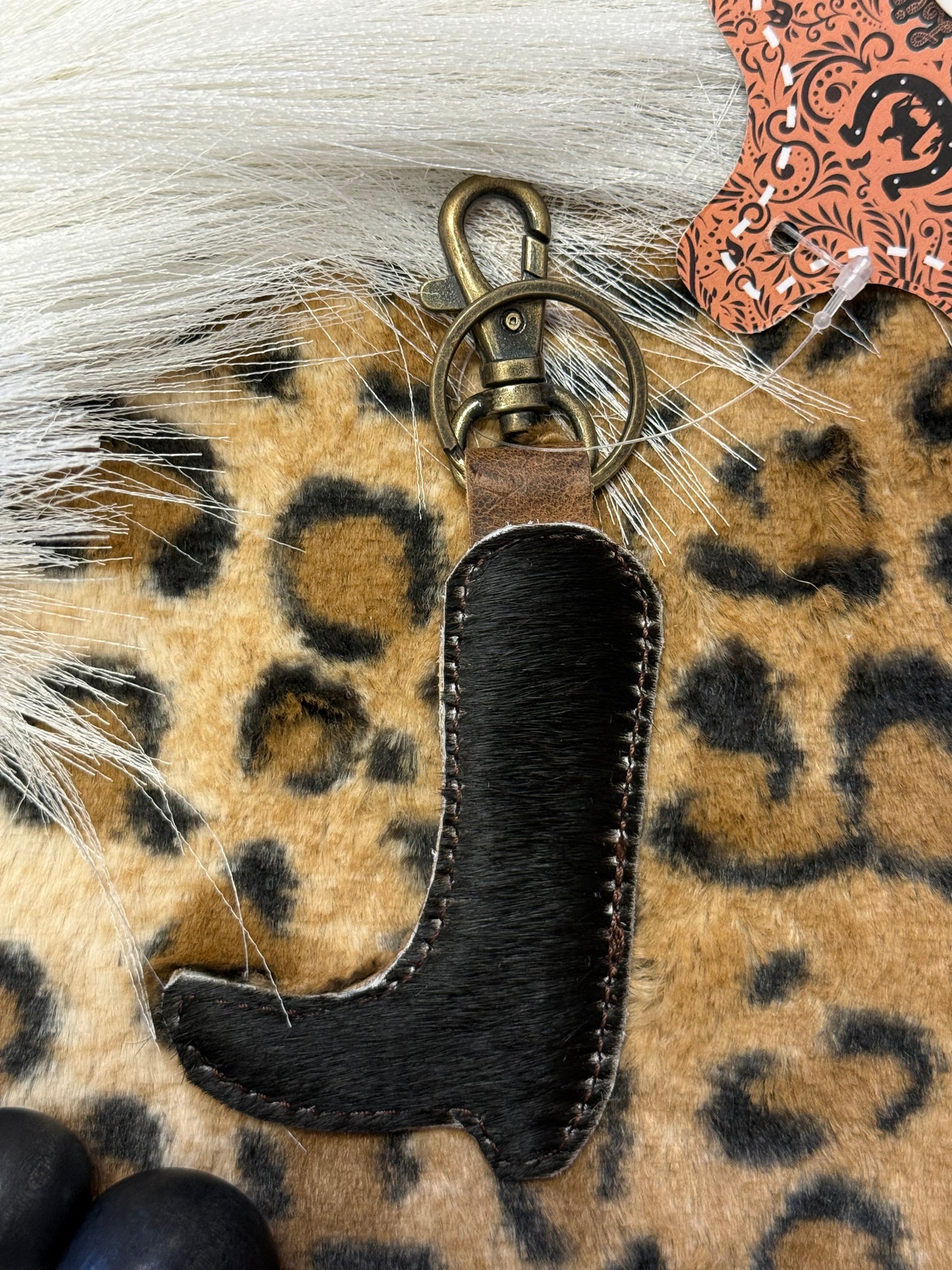 Turquoise Boot Thunder Keychain