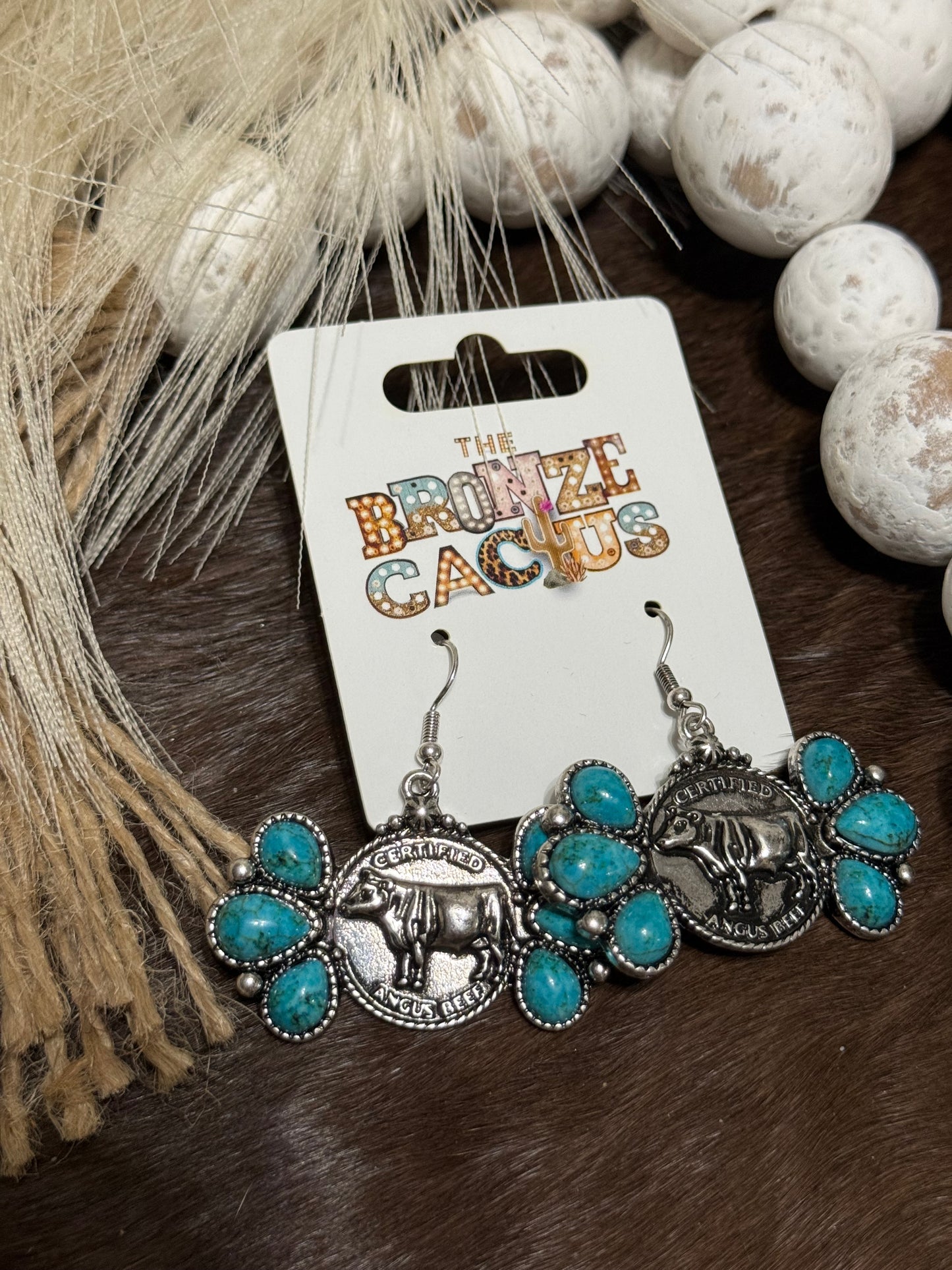 Blue Ribbon Ranch Earrings