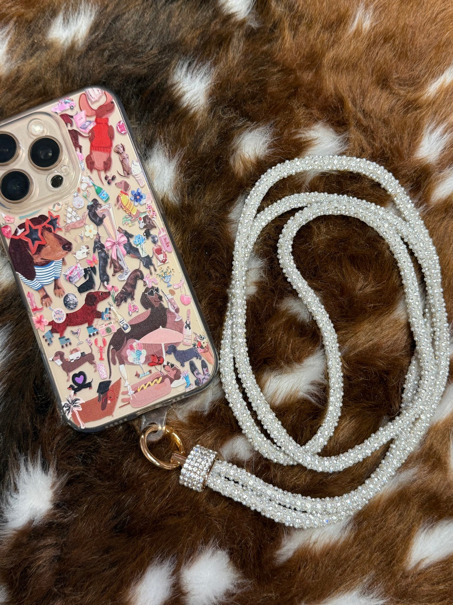 Pearl Perfection Phone Lanyard