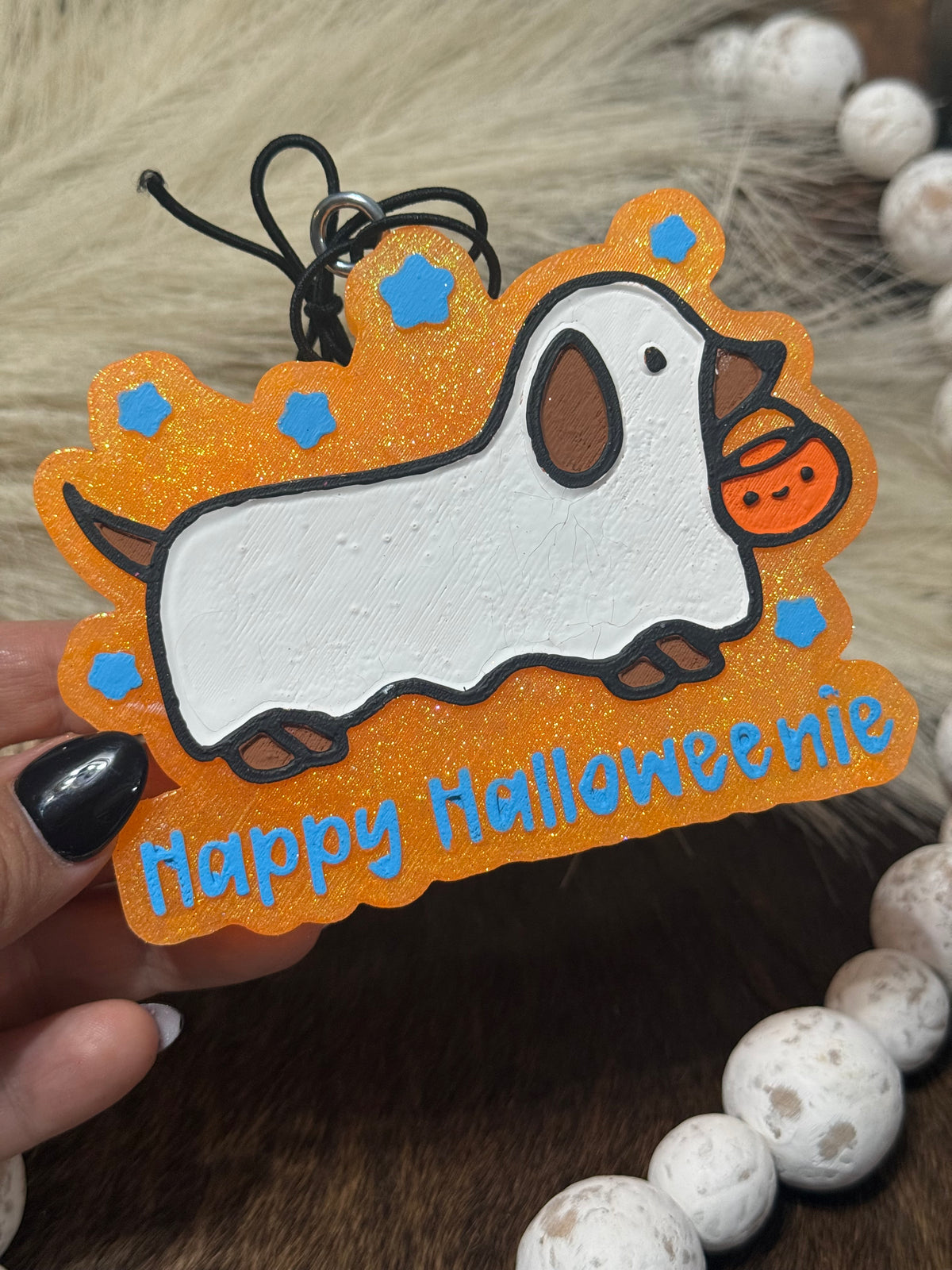 Orange & Blue Halloweenie