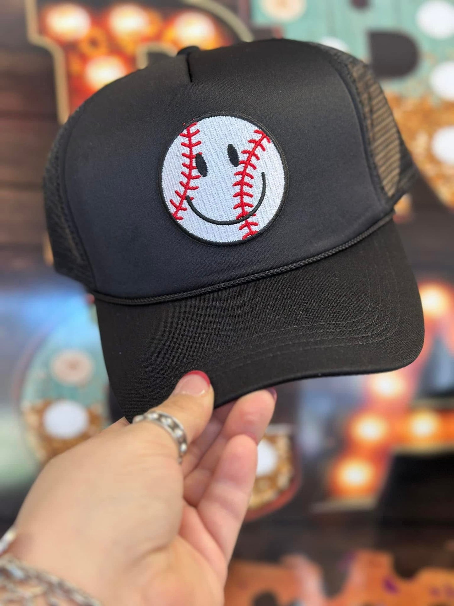 Baseball Smiles & Dugout Style Hat