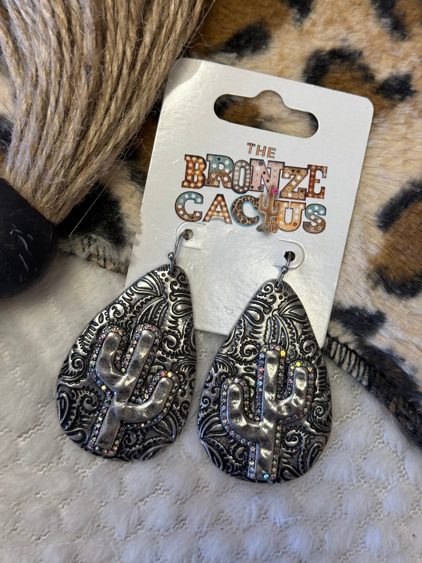 Cactus Prints Earrings