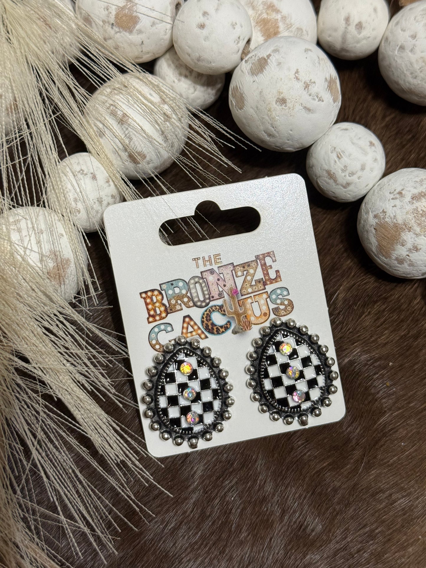 Black Tie Beauty Earrings