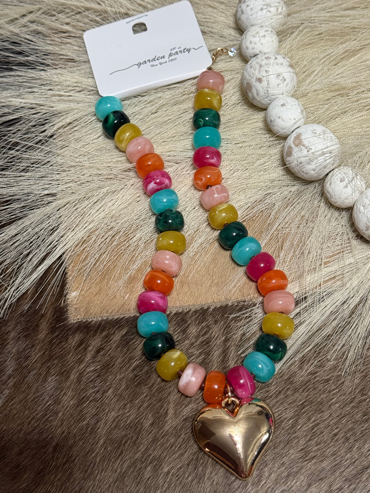 Color Me Happy Heart Necklace
