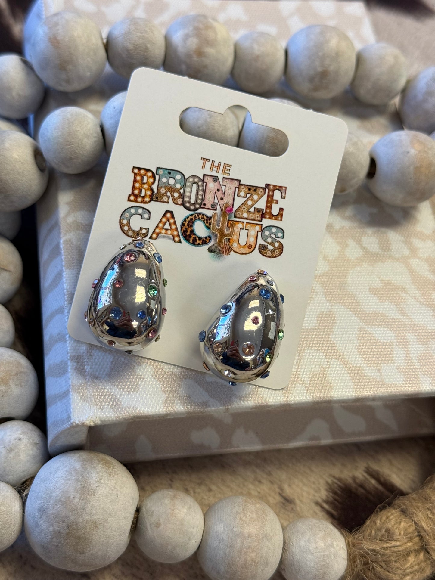 Confetti Chrome Earrings