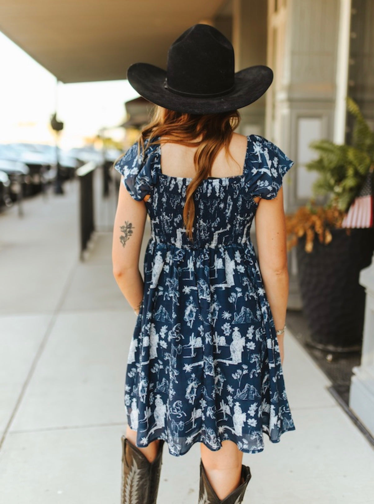 Navy Trails Dress