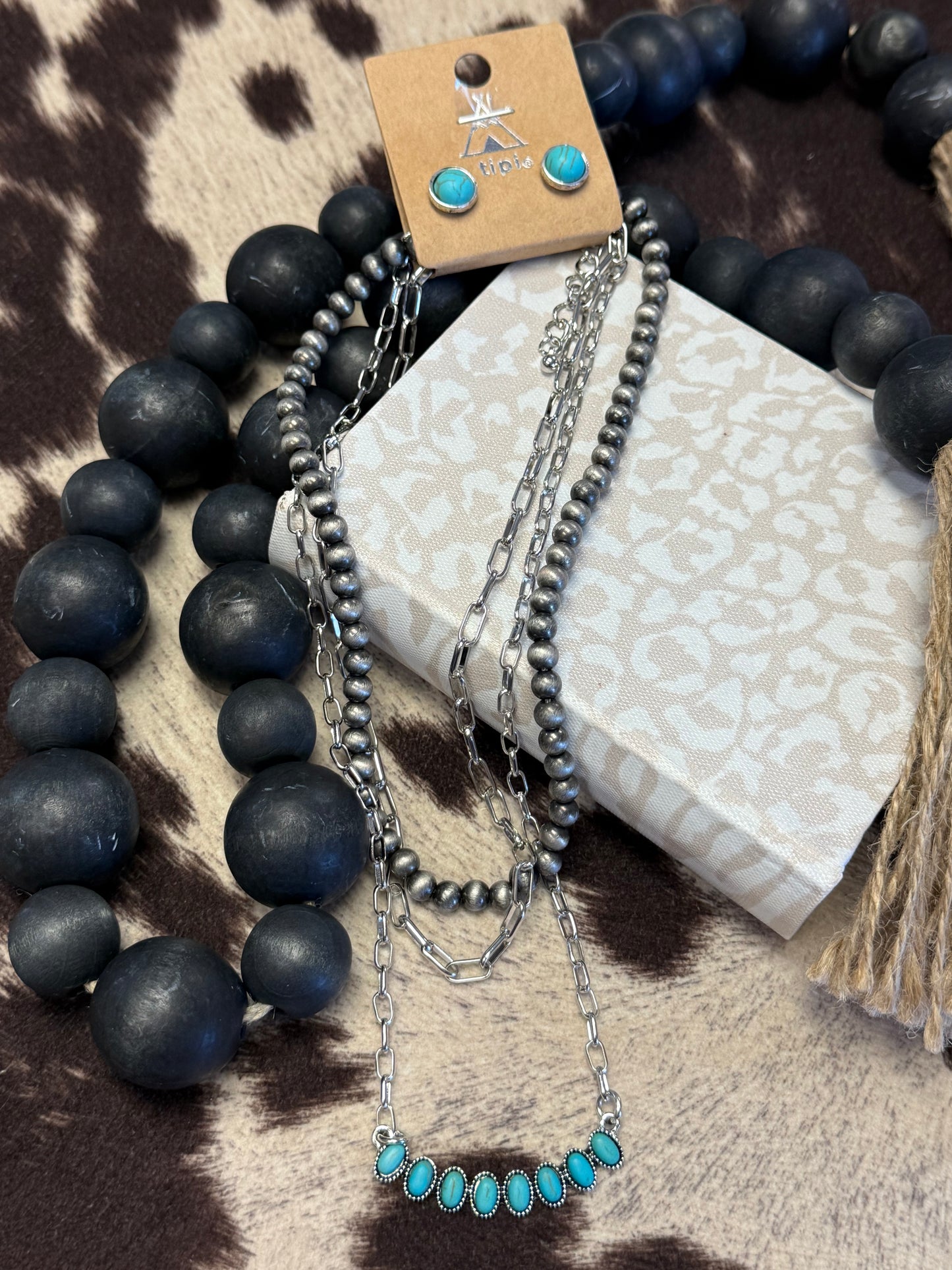 Turquoise Trails Layered Necklace