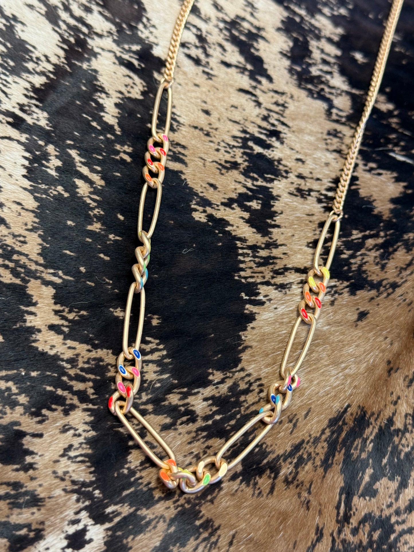 Confetti Chain Necklace