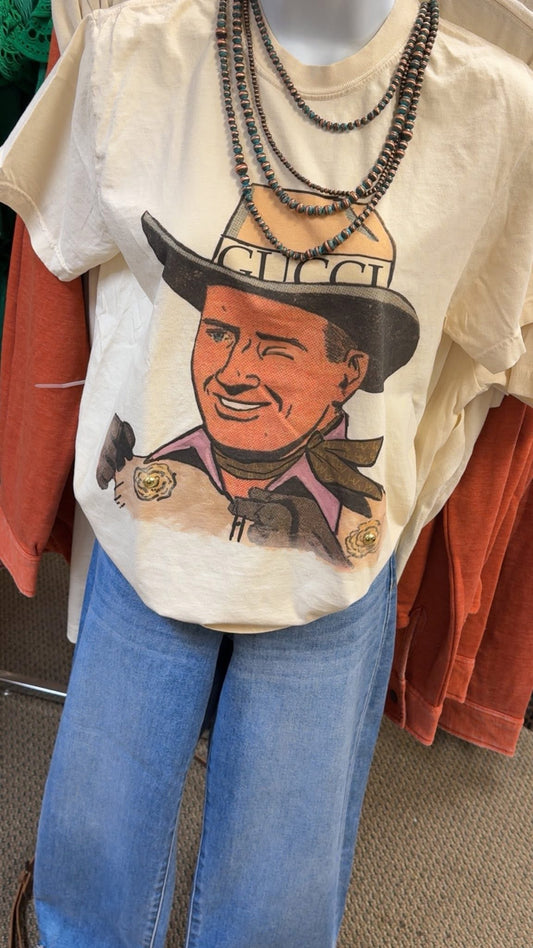 Wink & Western Tee