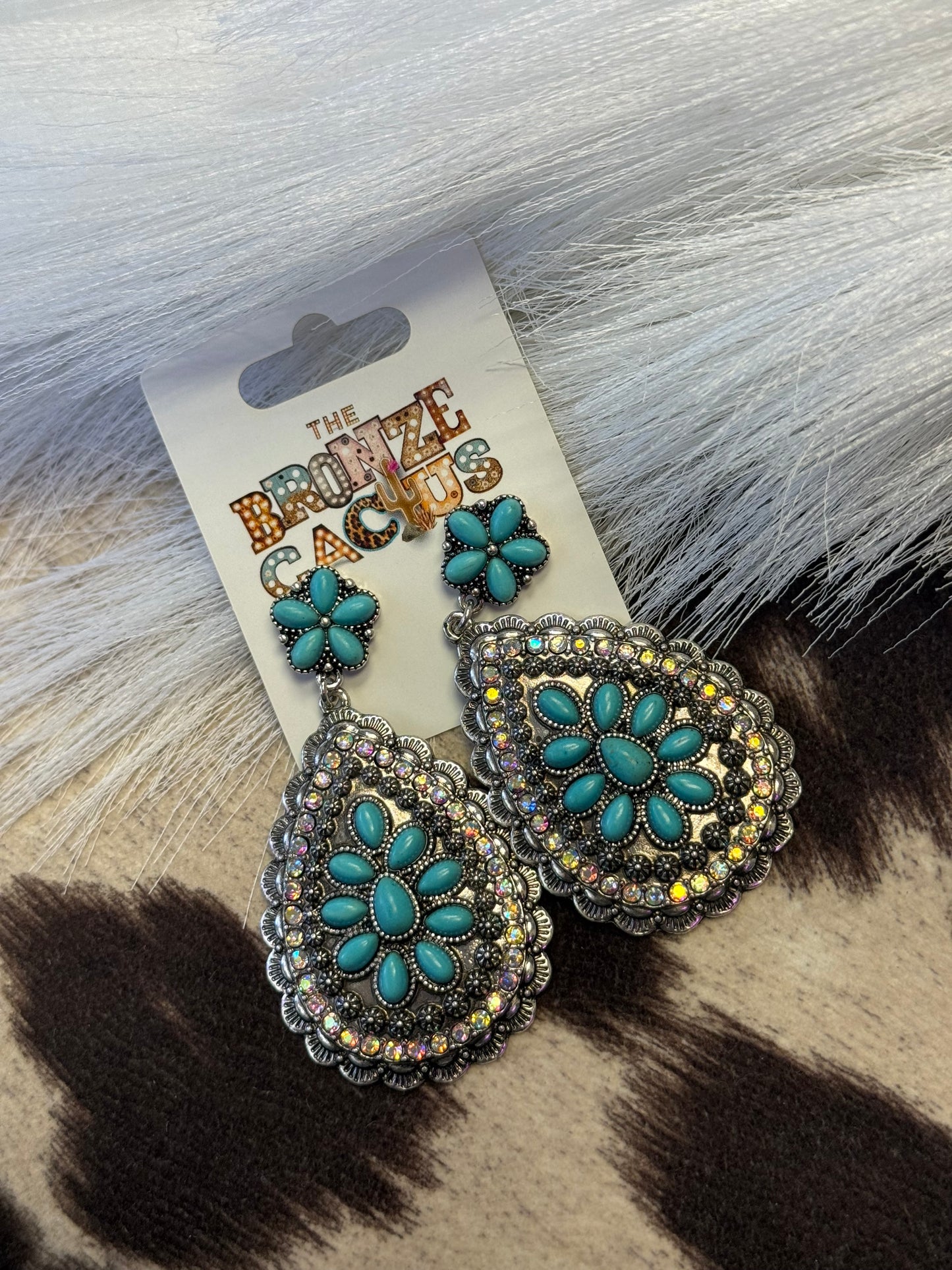 Turquoise Bloom Earrings