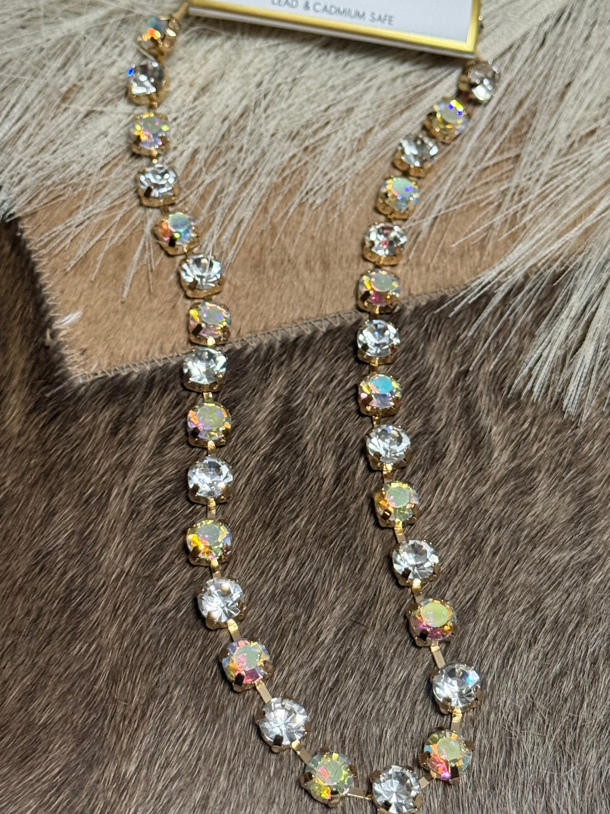Champagne Glow Neckace