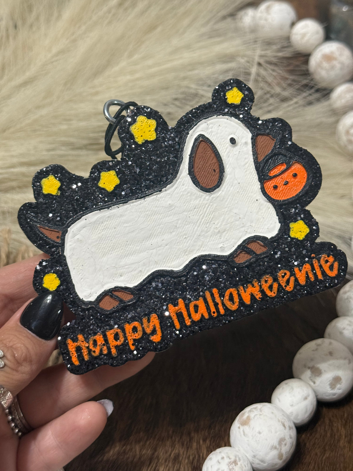 Black Halloweenie Freshie