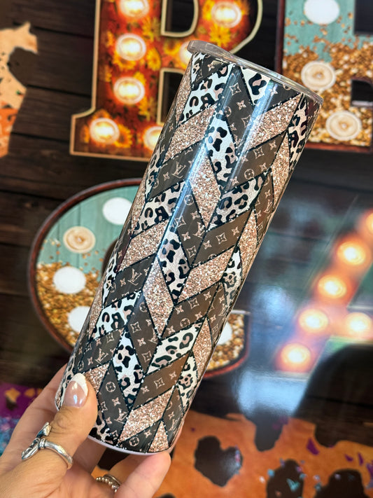 Braided in Bling Tumbler