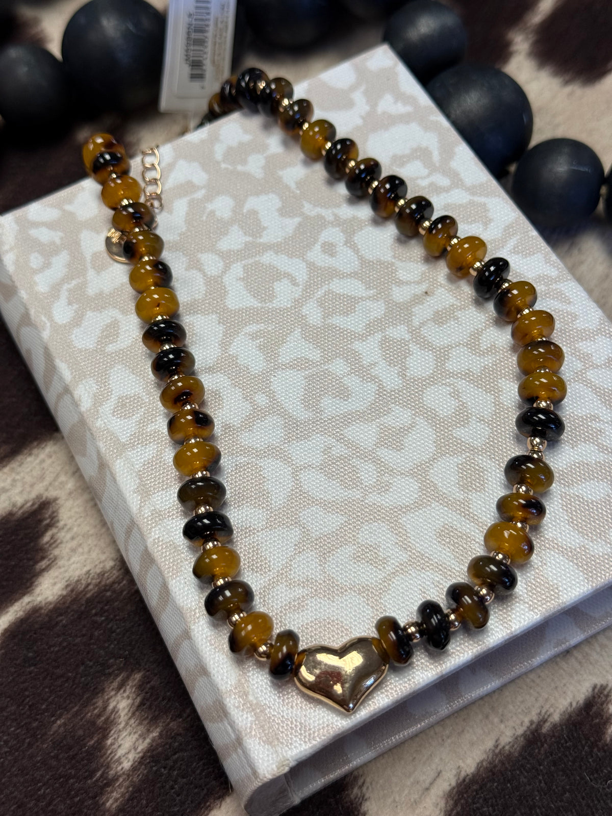 Golden Hour Heart Necklace