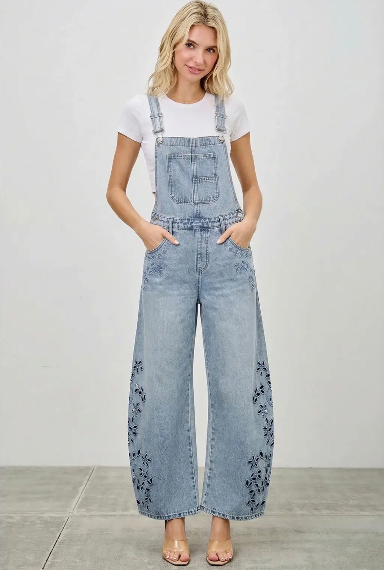 Daisy Lane Denim Overalls