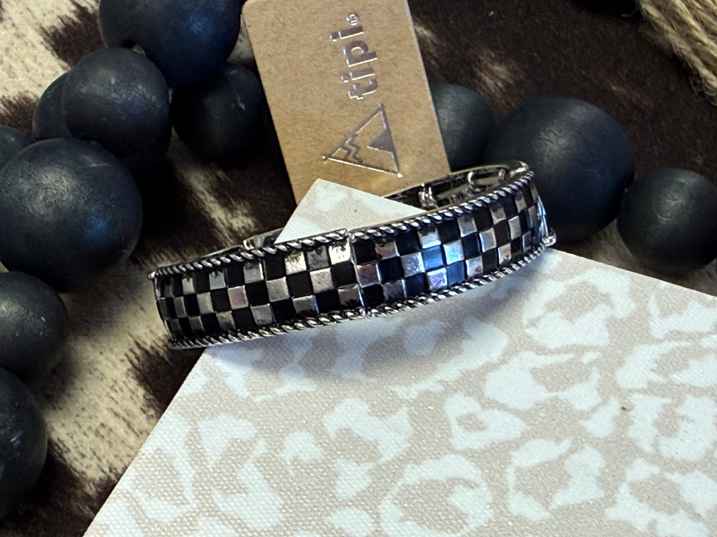 Checkered Chic Bracelet