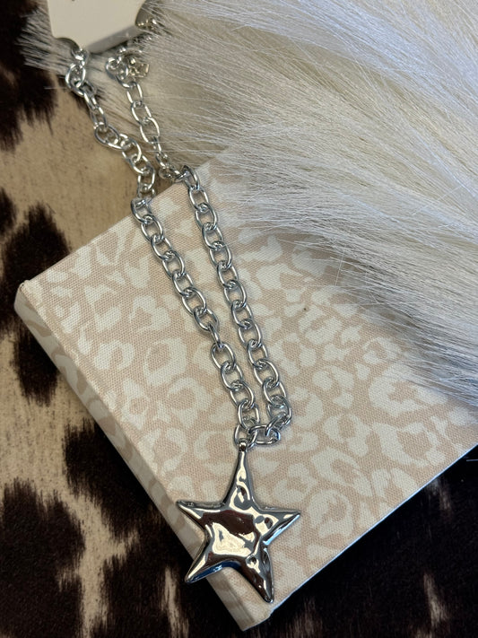 Silver Starlet Necklace