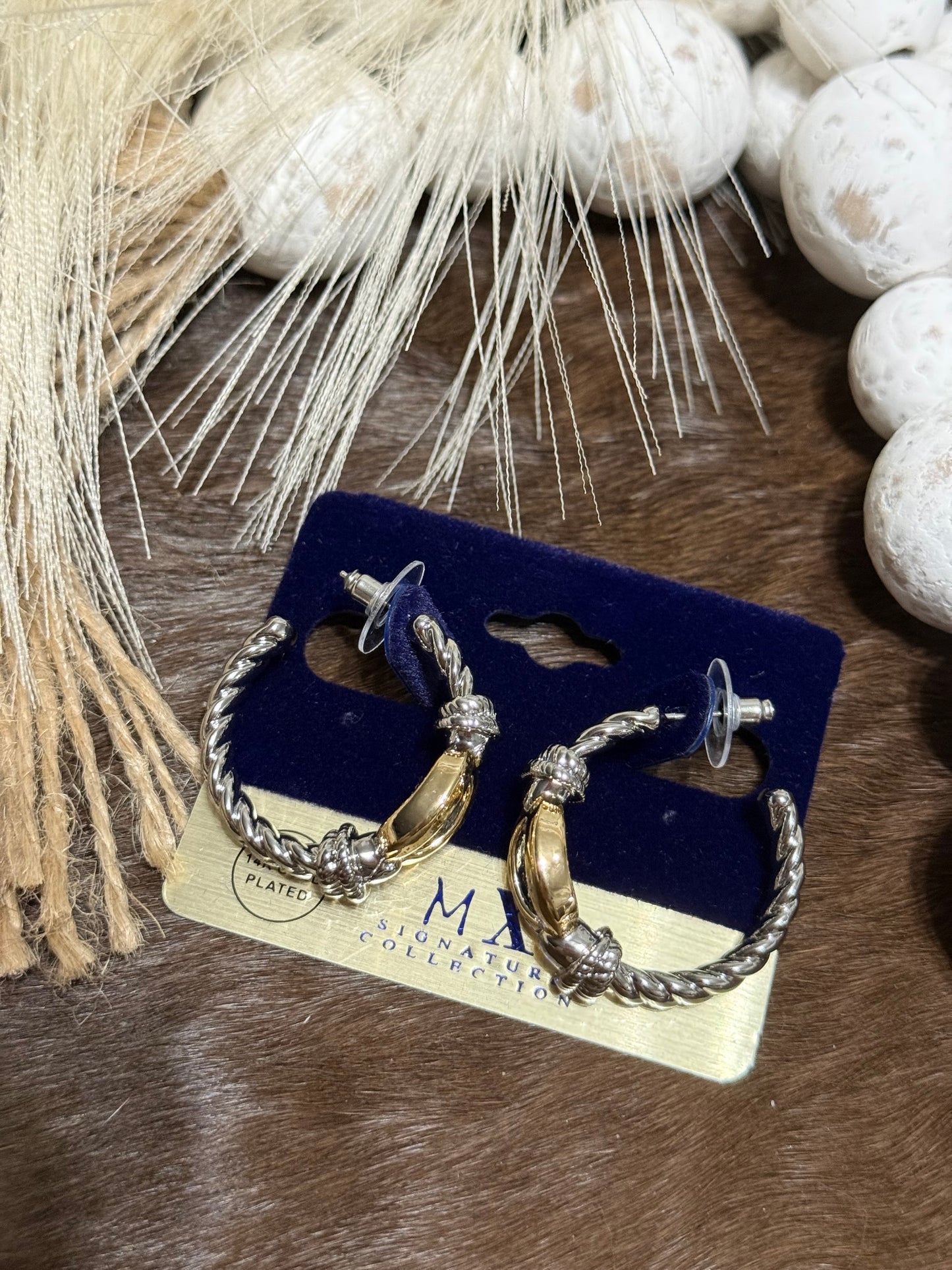 Twisted Elegance Hoops