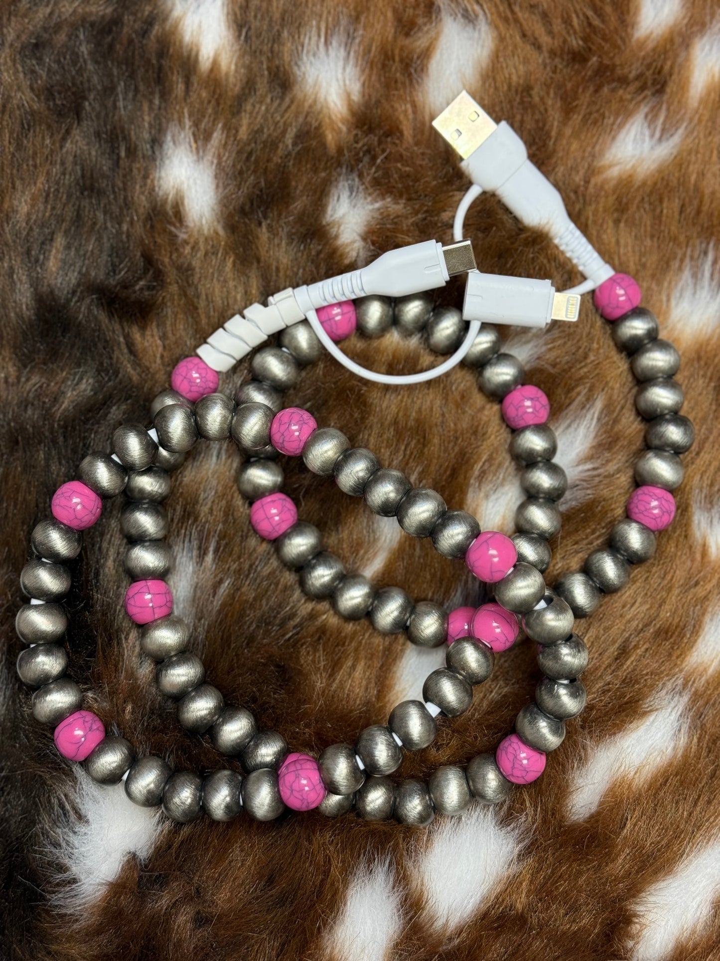 Pink Prairie Power Charger